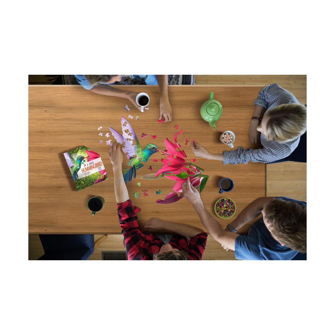 Madd Capp&#x2122; I Am&#x2122; Hummingbird Bird-Shaped 300 Piece Jigsaw Puzzle