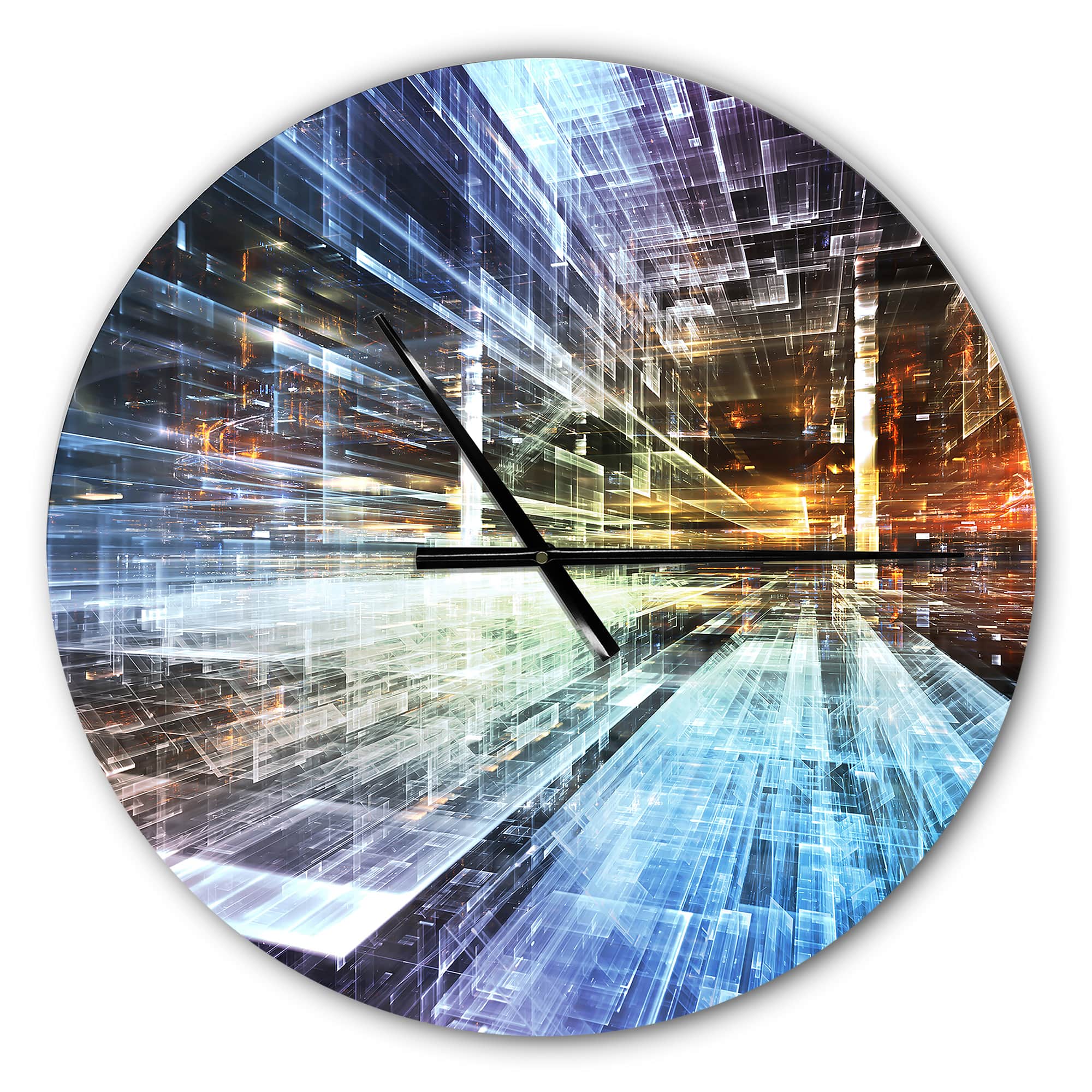 Designart 'Future Industry Modern Wall Clock