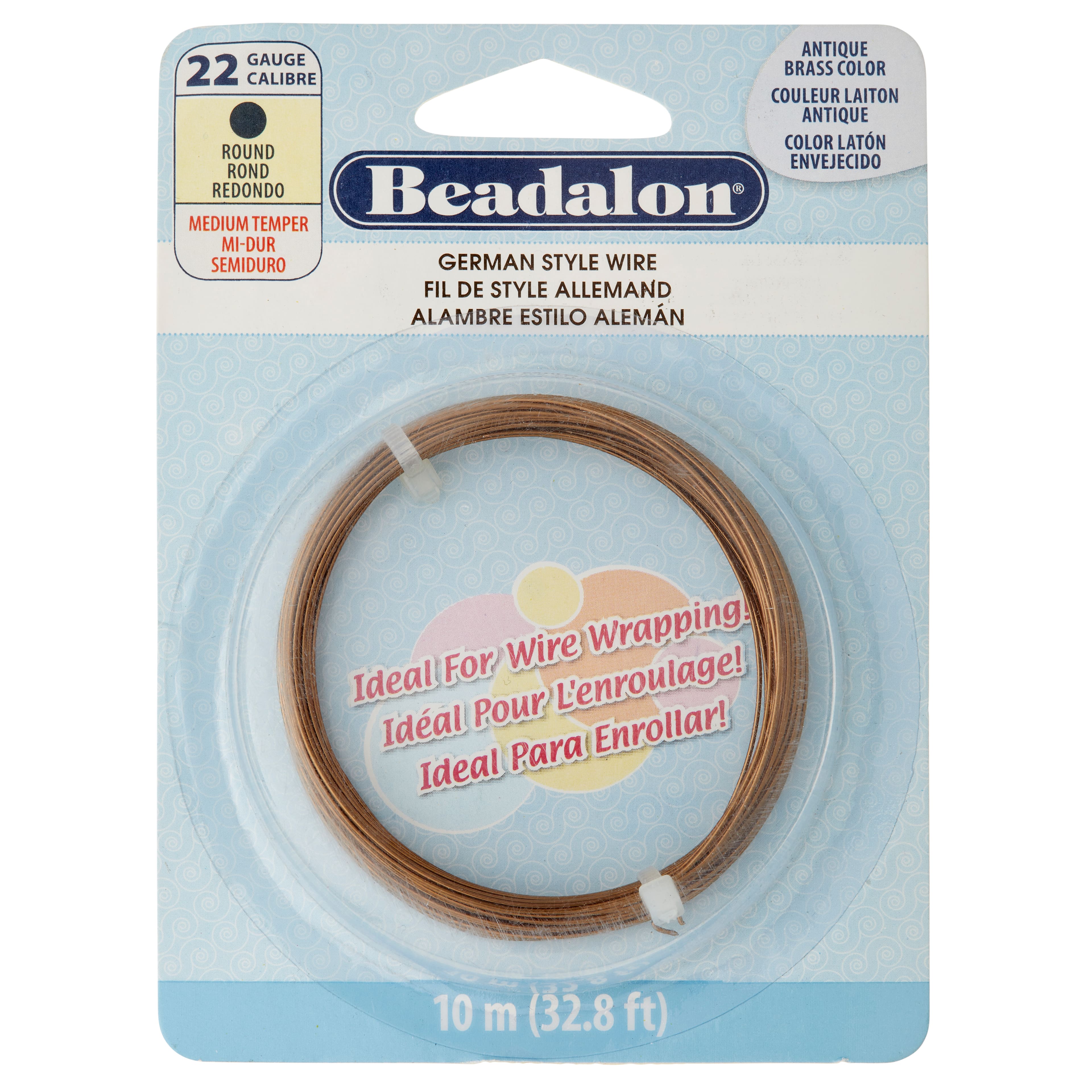 Beadalon&#xAE; German Style Wire, Round, 22 Gauge