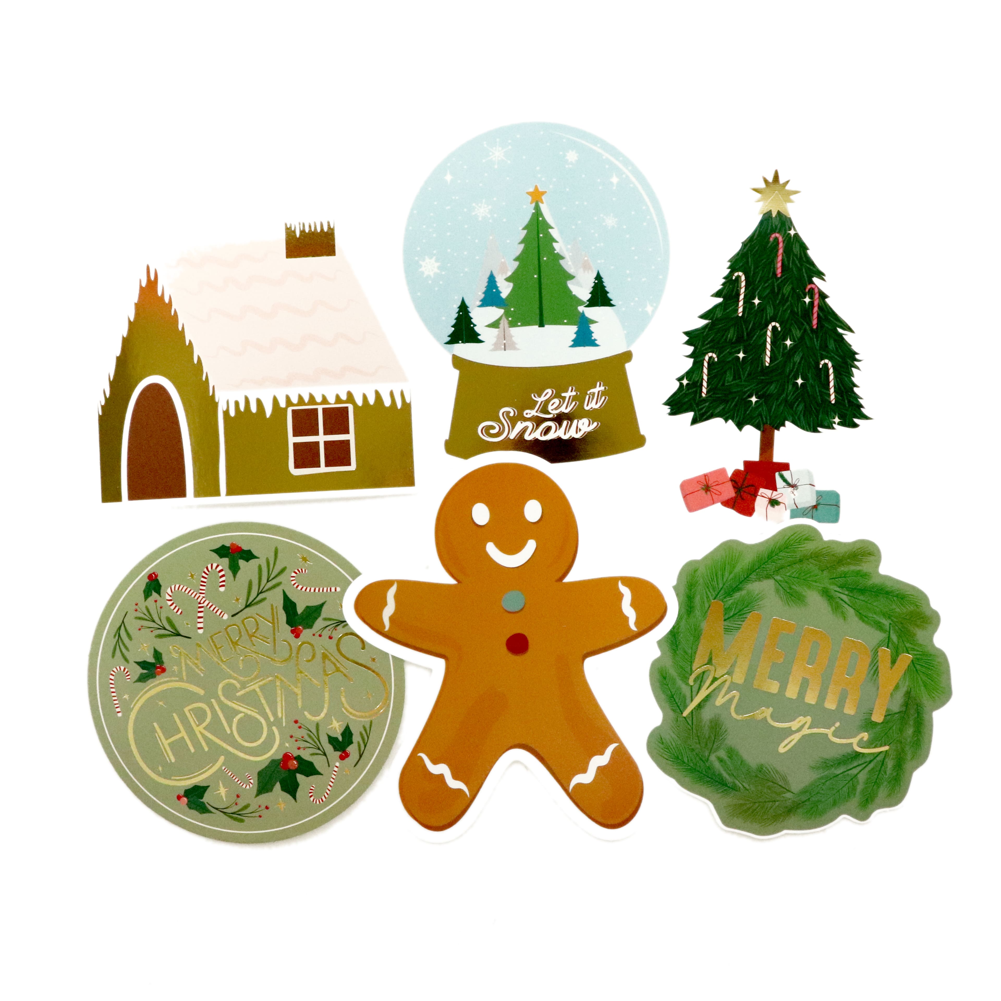 Merry Magic Die Cut Sticker Mix by Recollections&#x2122;