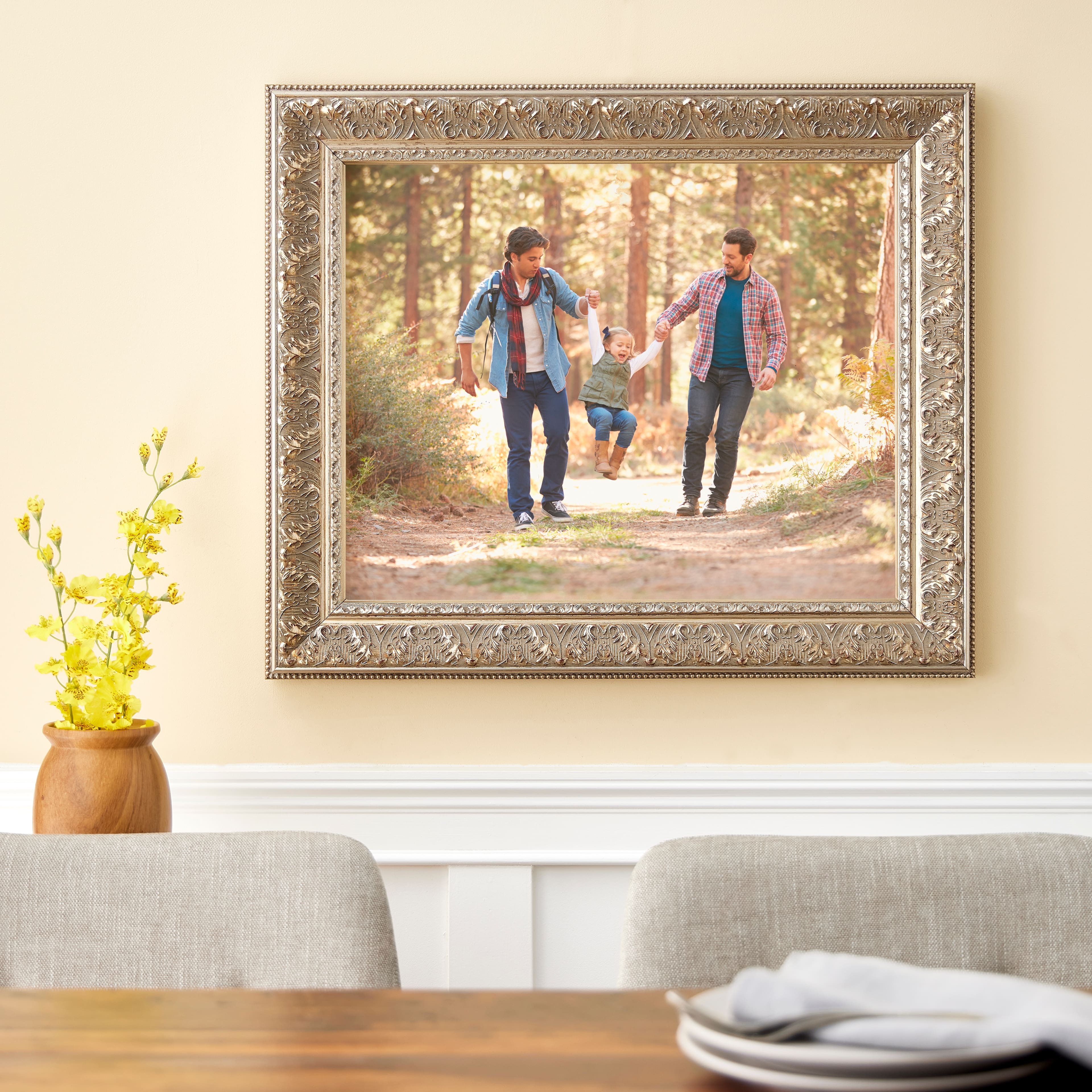 6 Pack: Antique Champagne Wide 16" x 20" Open Back Frame by Studio Décor®