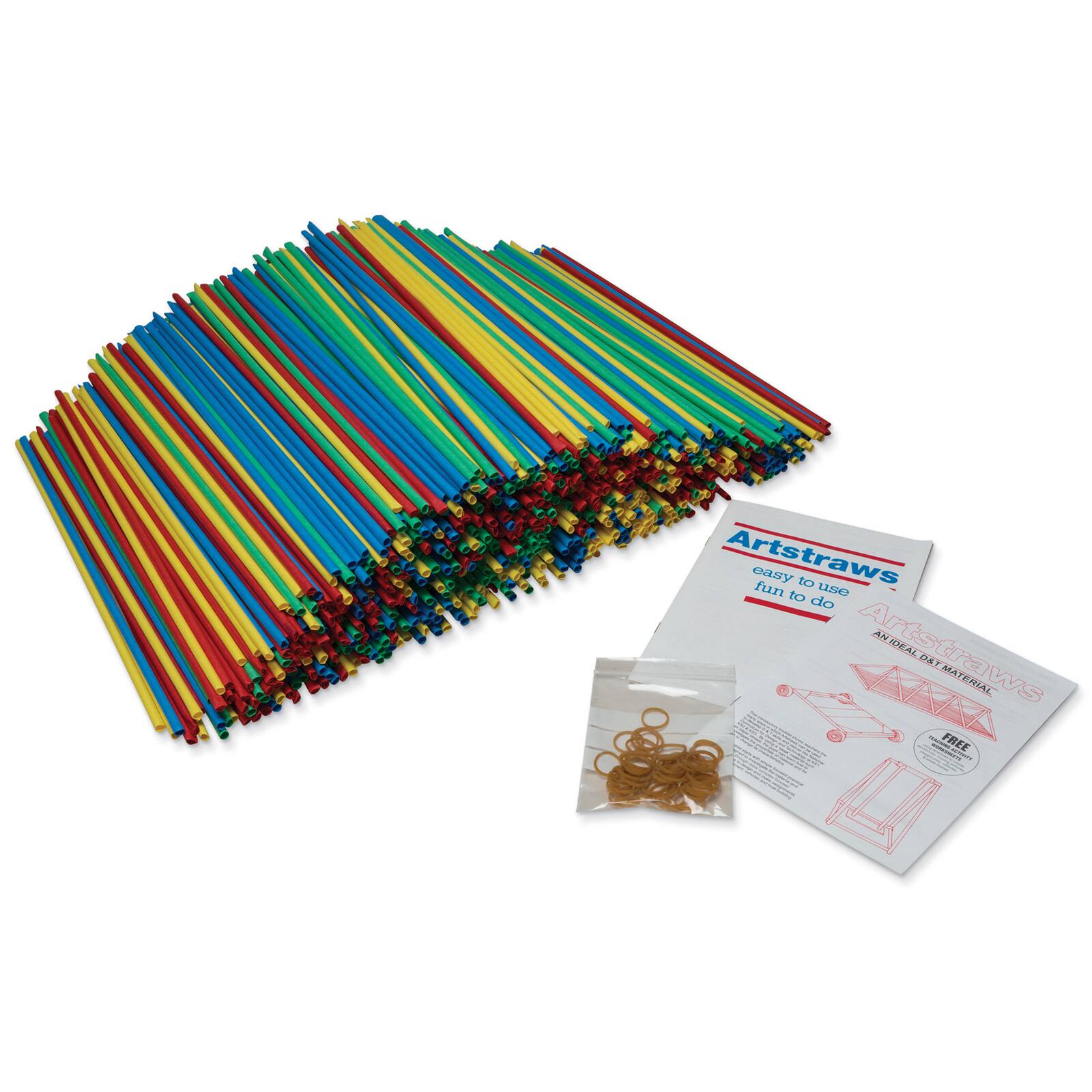 6 Packs: 1,800 ct. (10,800 total) Pacon® Artstraws® 4mm Assorted Paper Tubes