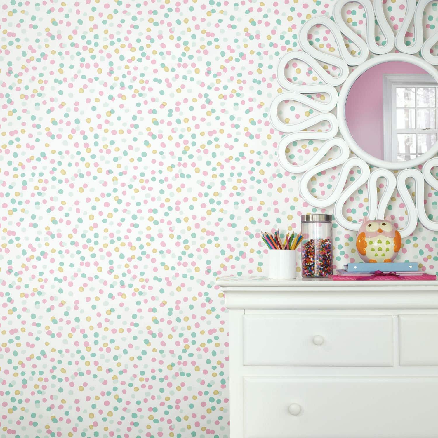 RoomMates Confetti Peel &#x26; Stick Wallpaper