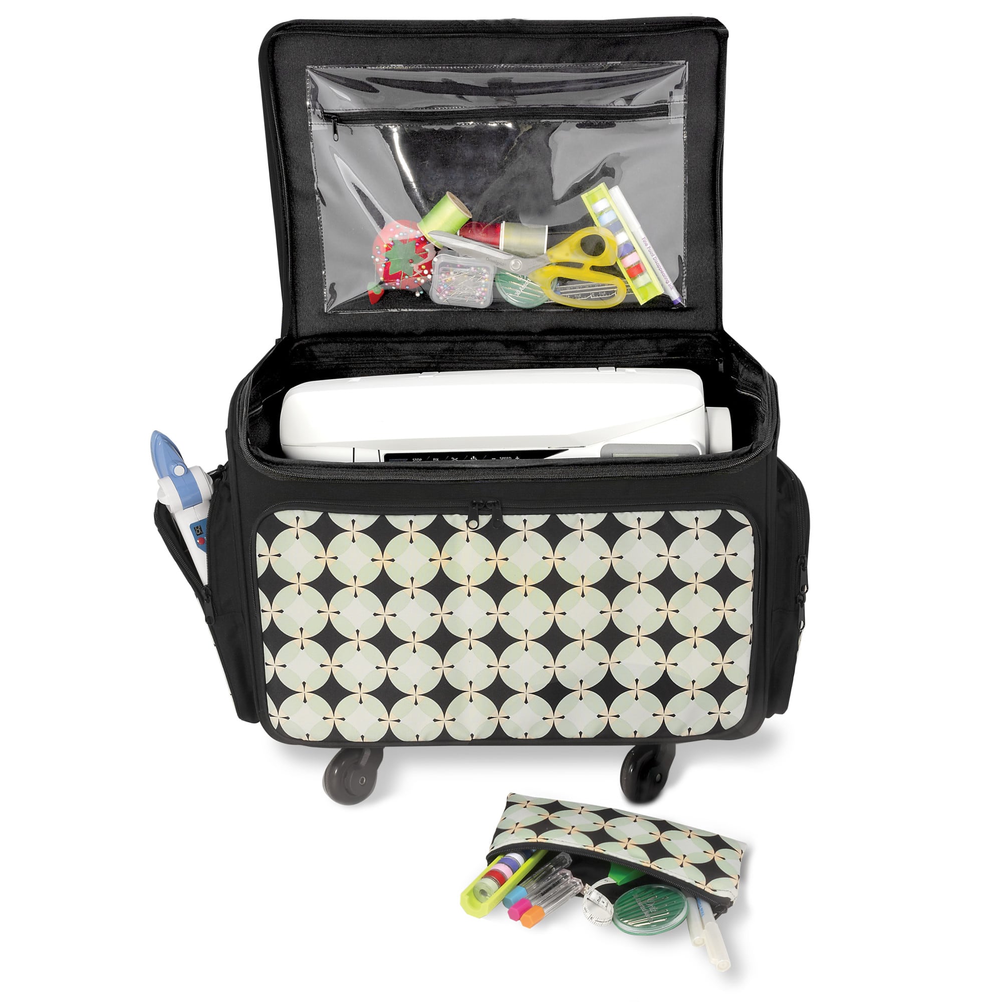 Dritz® 4-Wheel Rolling Sewing Machine Tote