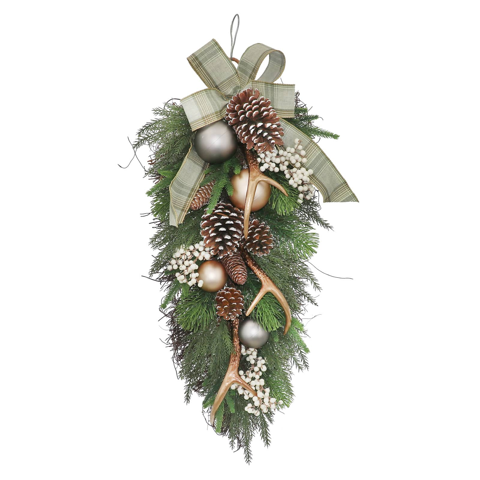 26&#x22; Pinecone, Berry, &#x26; Antler Teardrop by Ashland&#xAE;