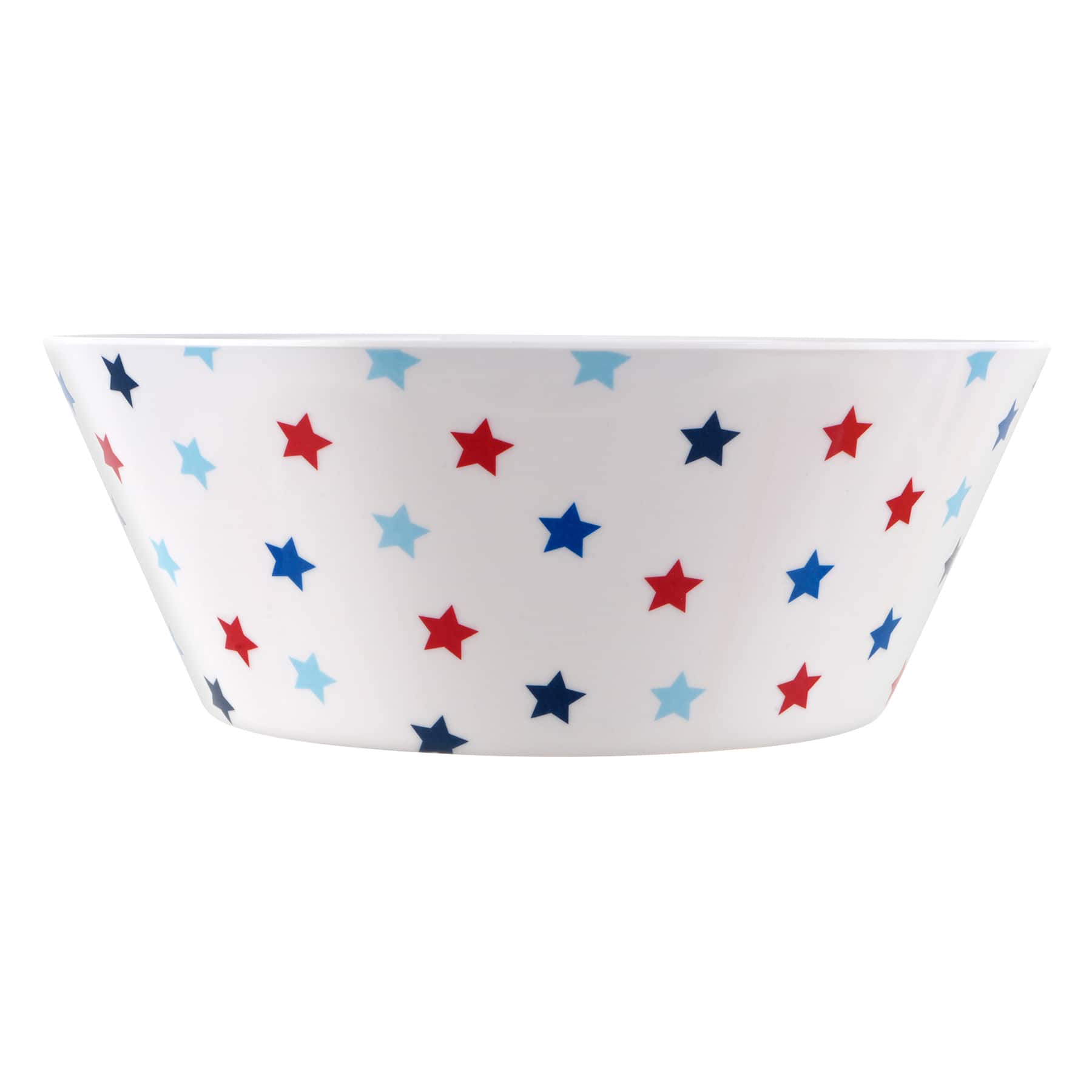 10&#x22; Red, White &#x26; Blue Patriotic Stars Melamine Bowl by Celebrate It&#xAE;