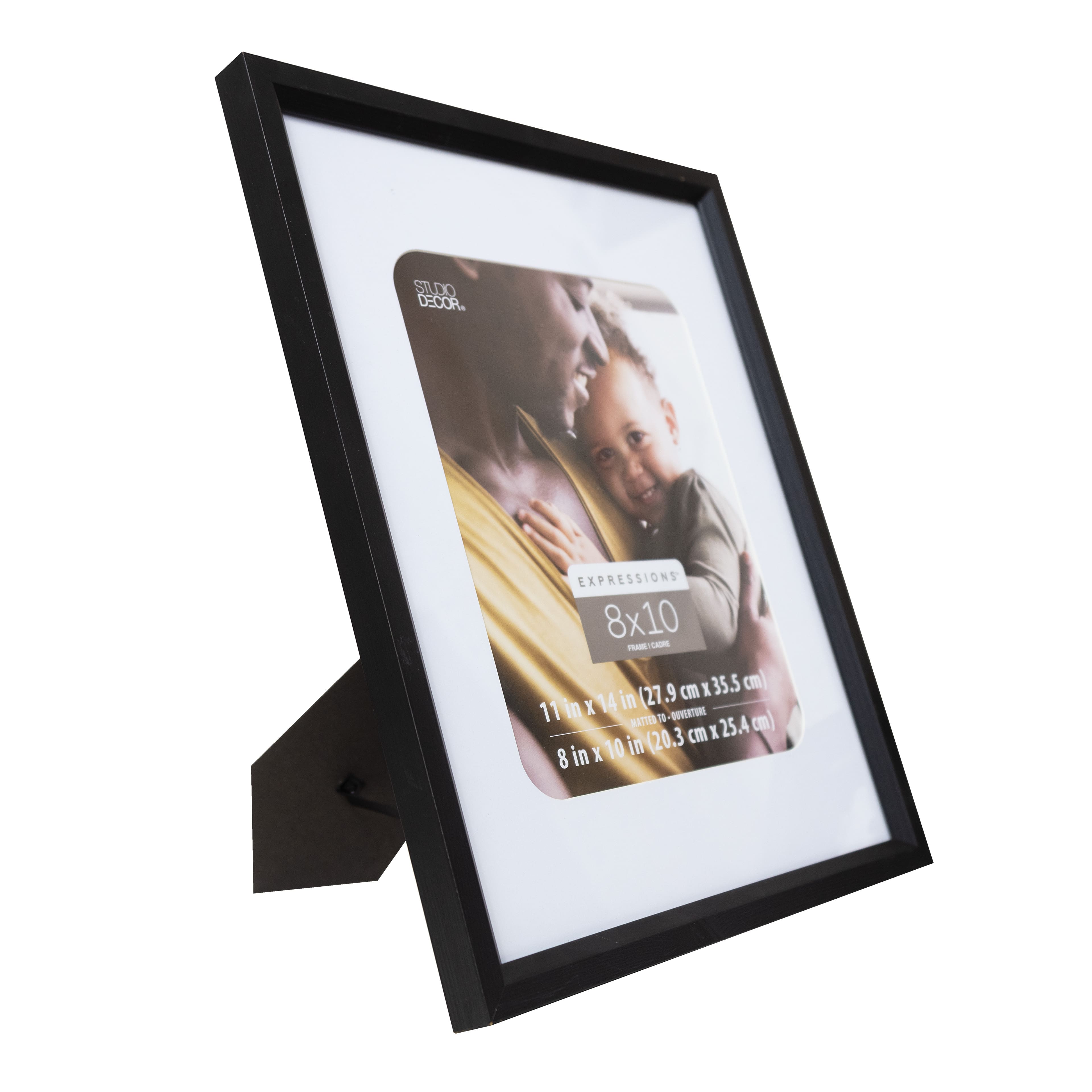 White &#x26; Black 8&#x22; x 10&#x22; Frame with Mat, Expressions&#x2122; by Studio D&#xE9;cor&#xAE;