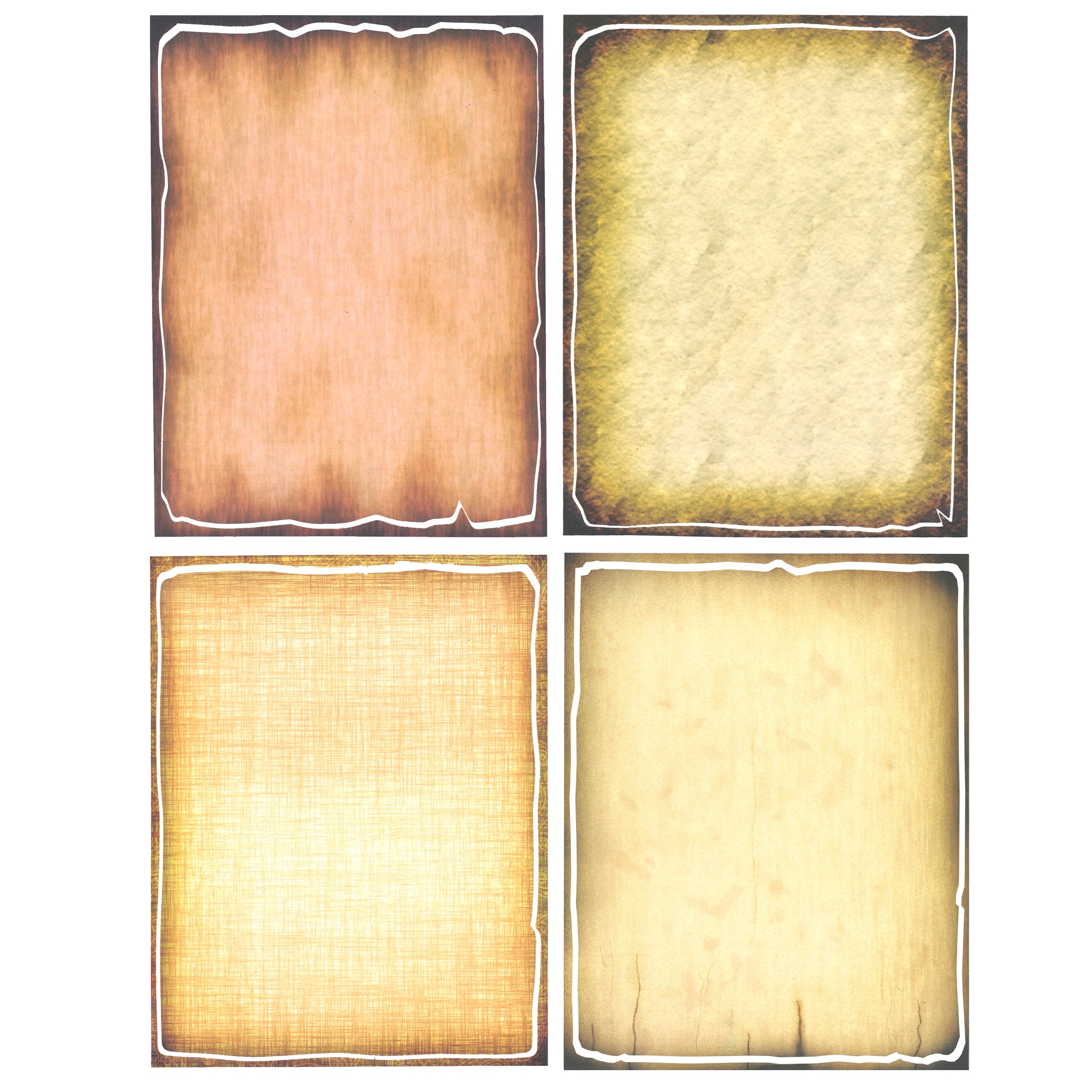 Roylco&#xAE; 8.5&#x22; x 11&#x22; Antique Paper, 2 Packs of 32 Sheets