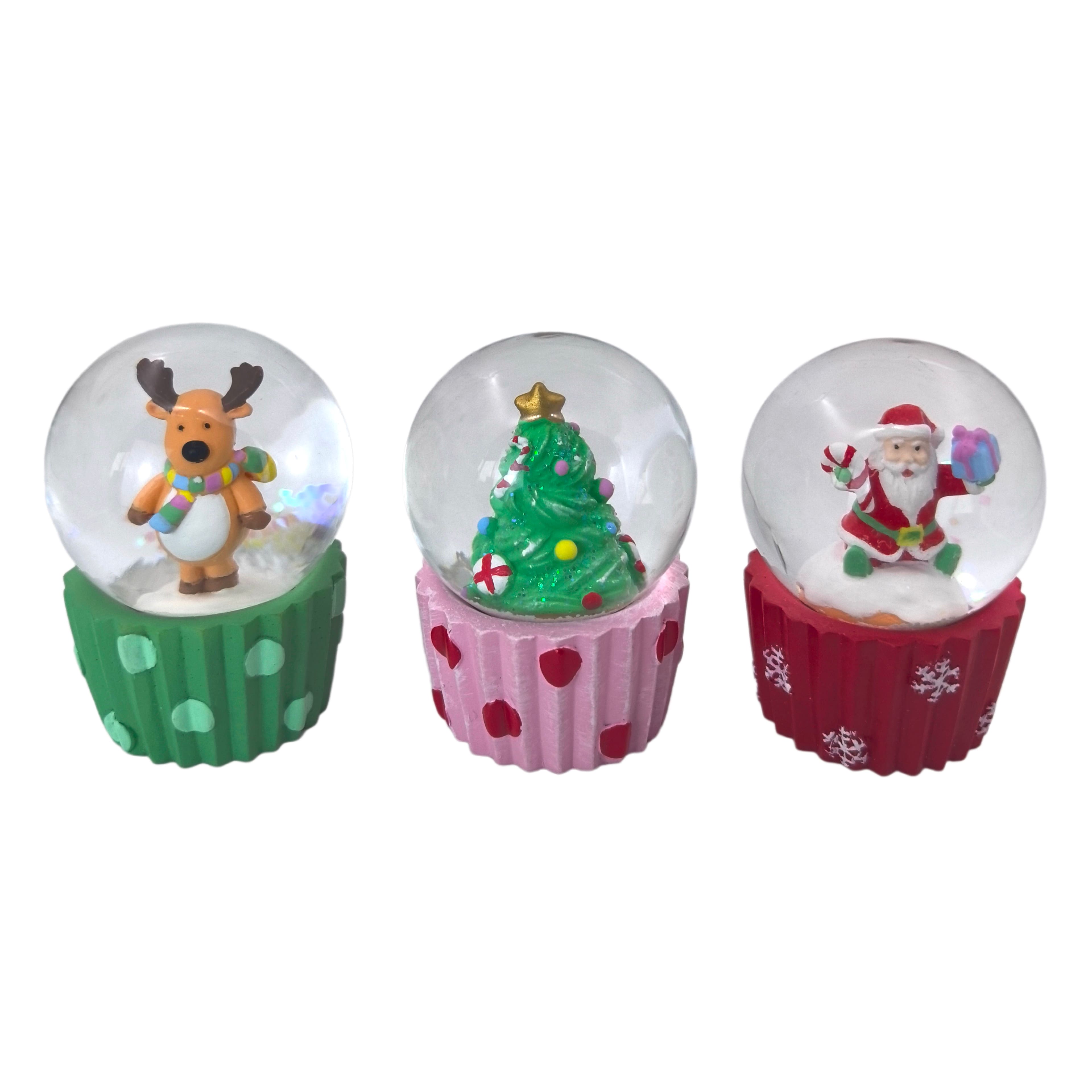 Assorted 2.5&#x22; Mini Christmas Tabletop Waterglobe by Ashland&#xAE;