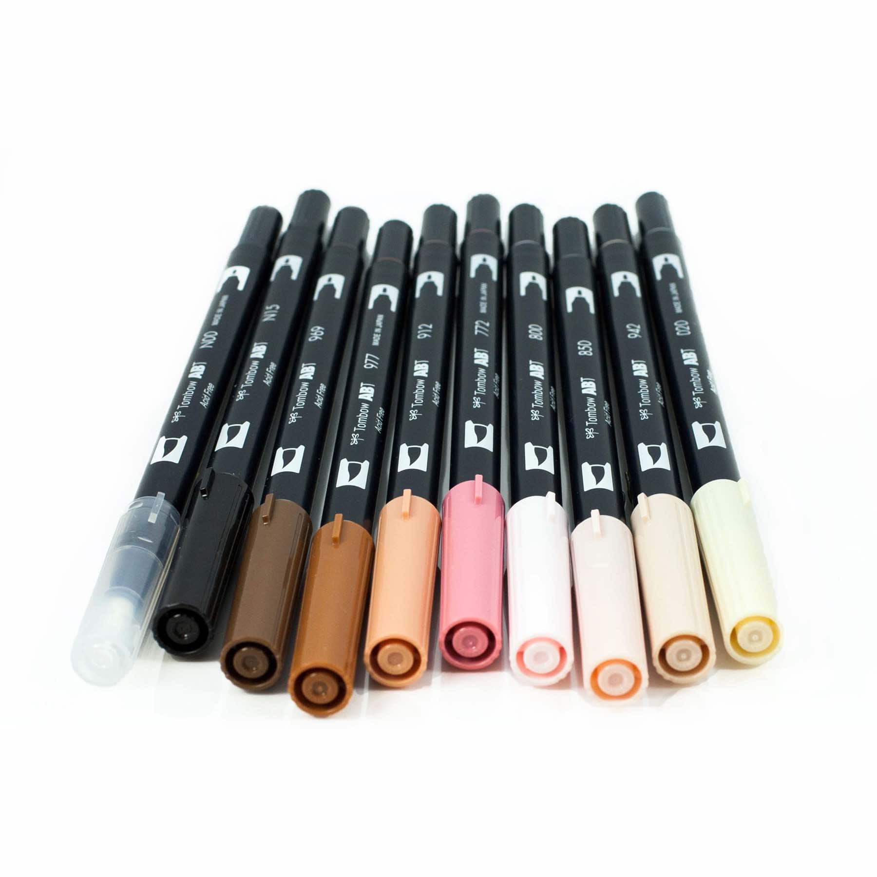 6 Packs: 10 ct. (60 total) Tombow Portrait Dual Brush Pen Set