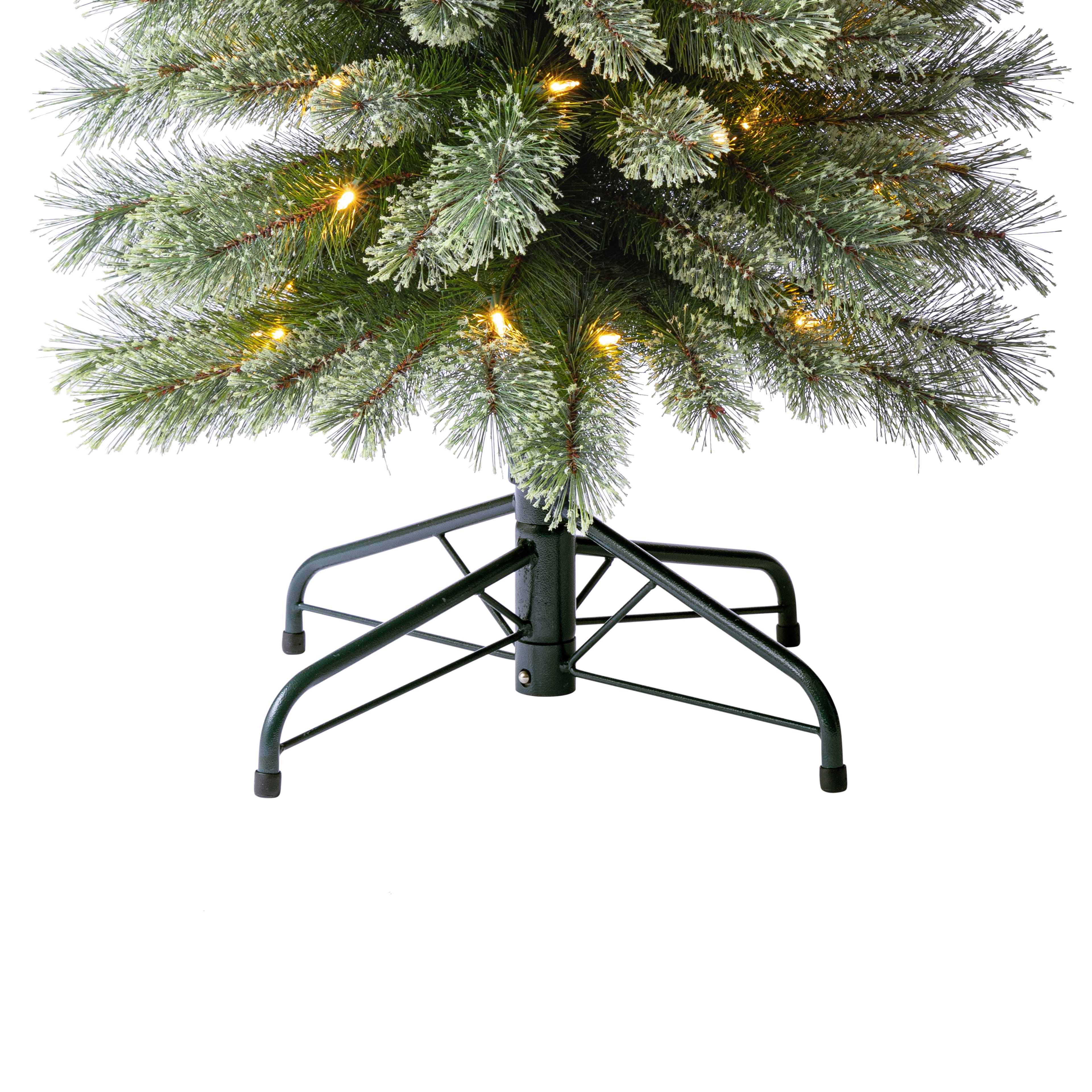7ft. Pre-Lit Cashmere Pencil Artificial Christmas Tree, Warm White LED Lights by Ashland&#xAE;