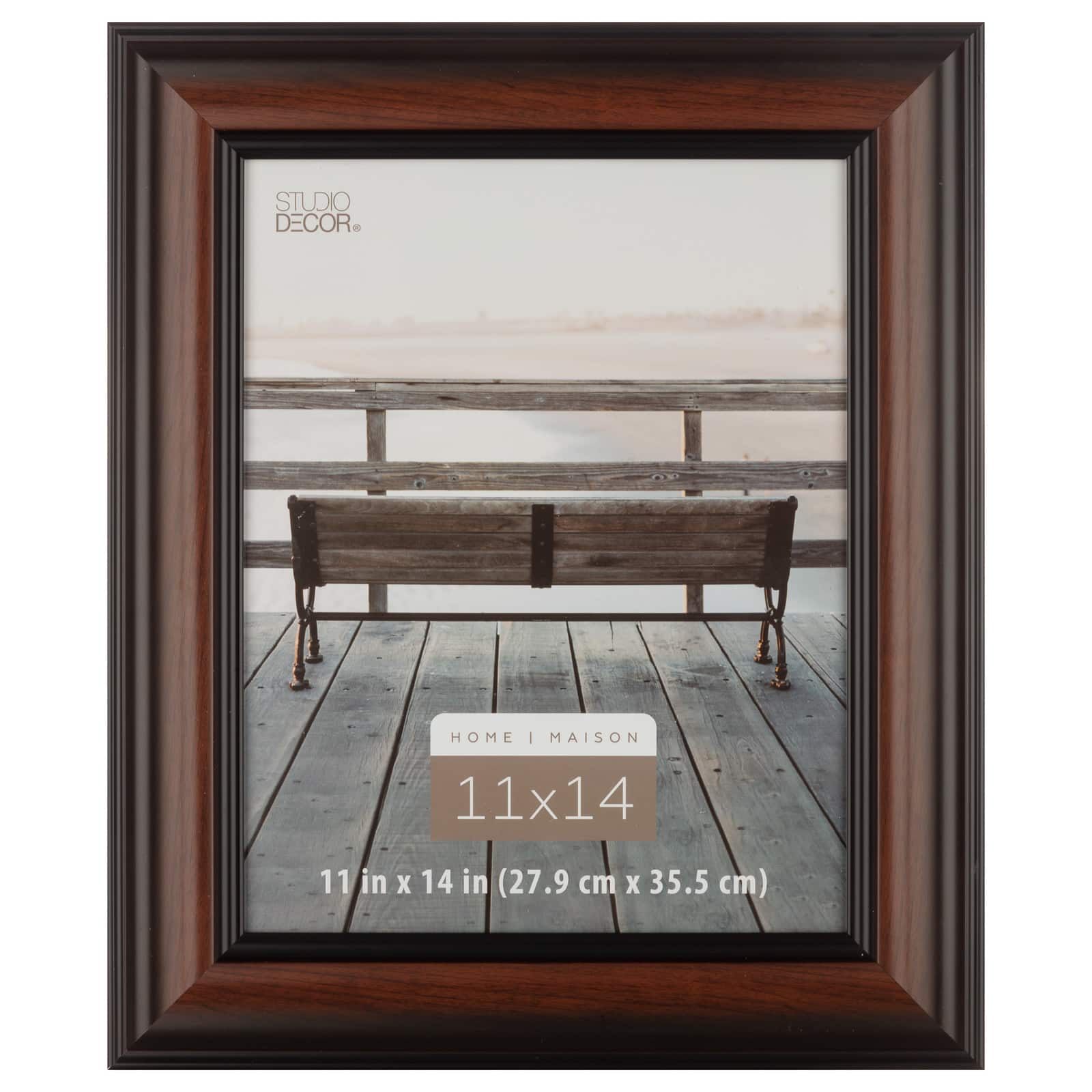 Home Brown & Black Wood Grain Frame by Studio Décor®