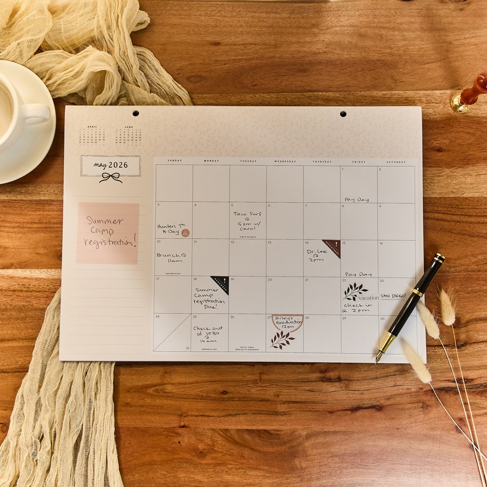The Happy Planner&#xAE; Modern Charm Small Desk Calendar