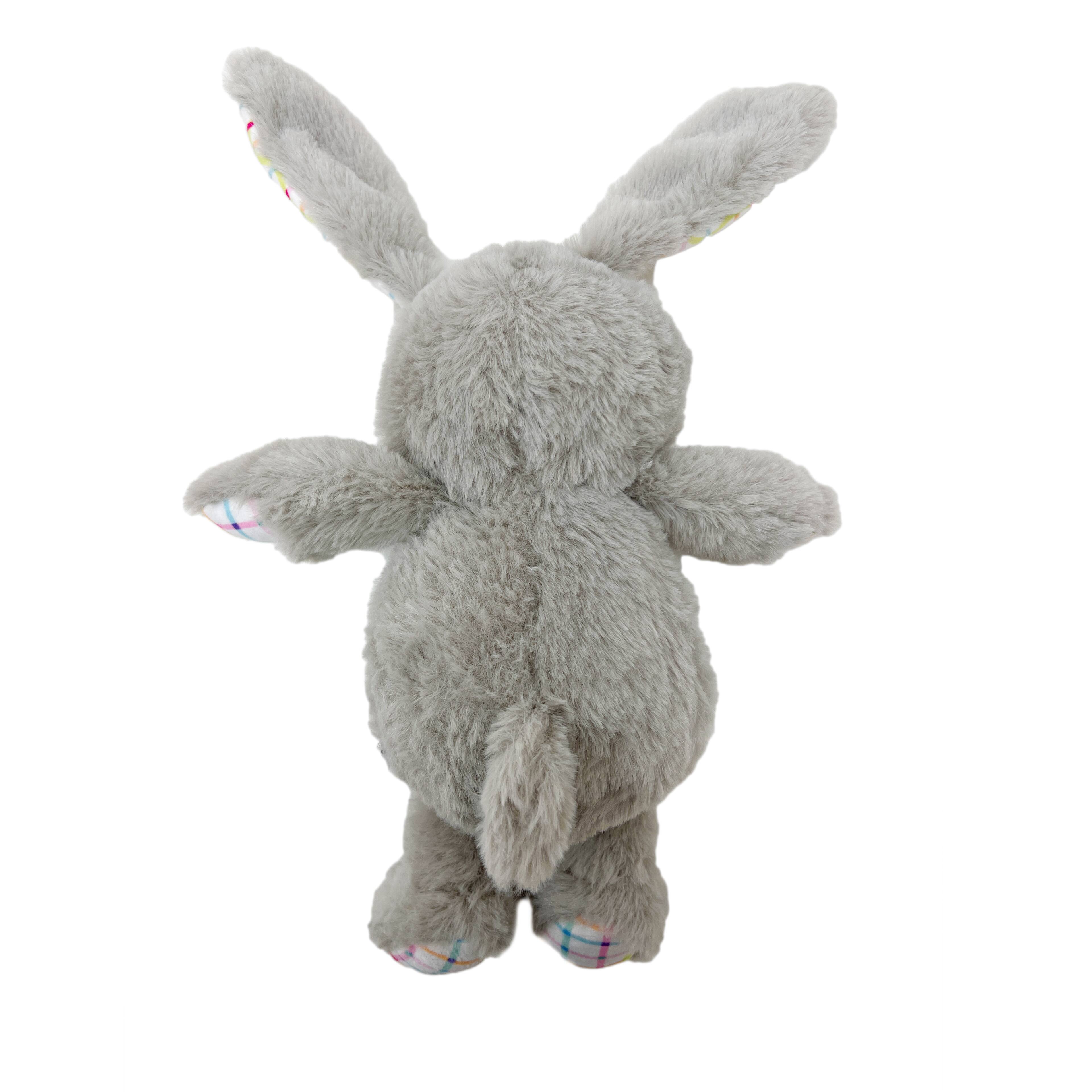 8&#x22; Gray Easter Bunny Plush by Creatology&#x2122;