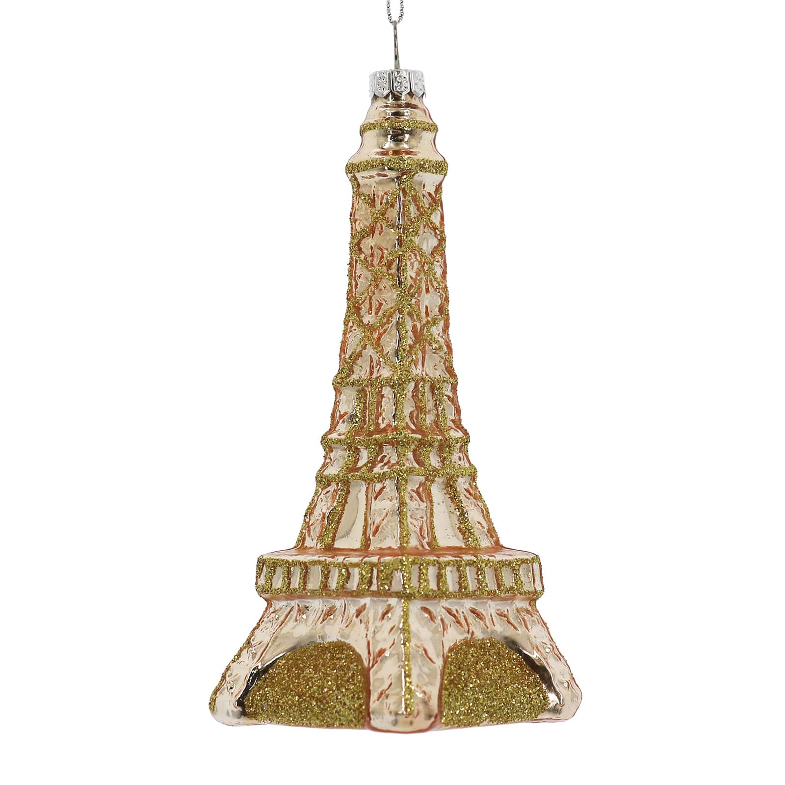 5.5&#x22; Eiffel Tower Glass Ornament by Ashland&#xAE;