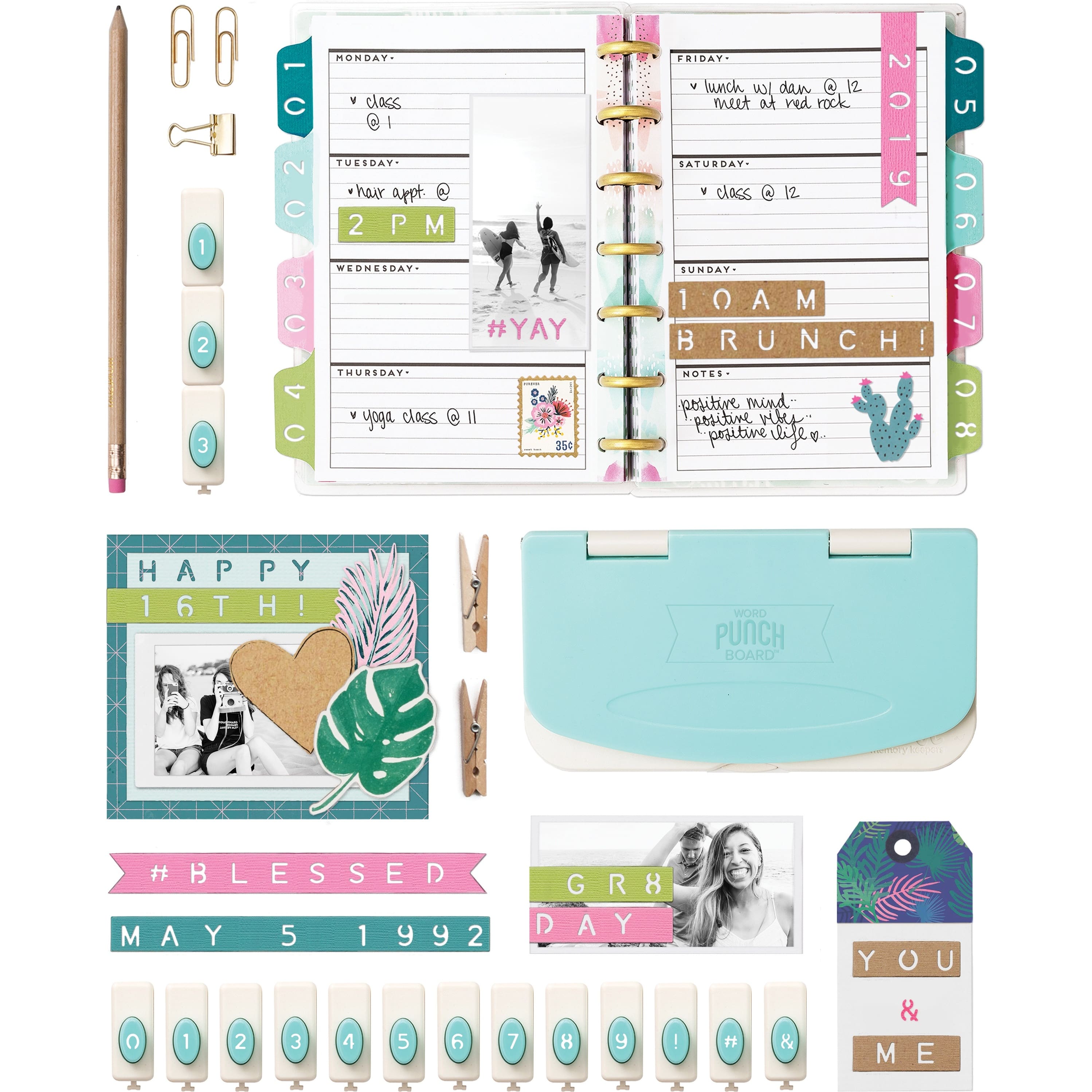 We R Memory Keepers&#xAE; Numbers &#x26; Symbols Punch Set