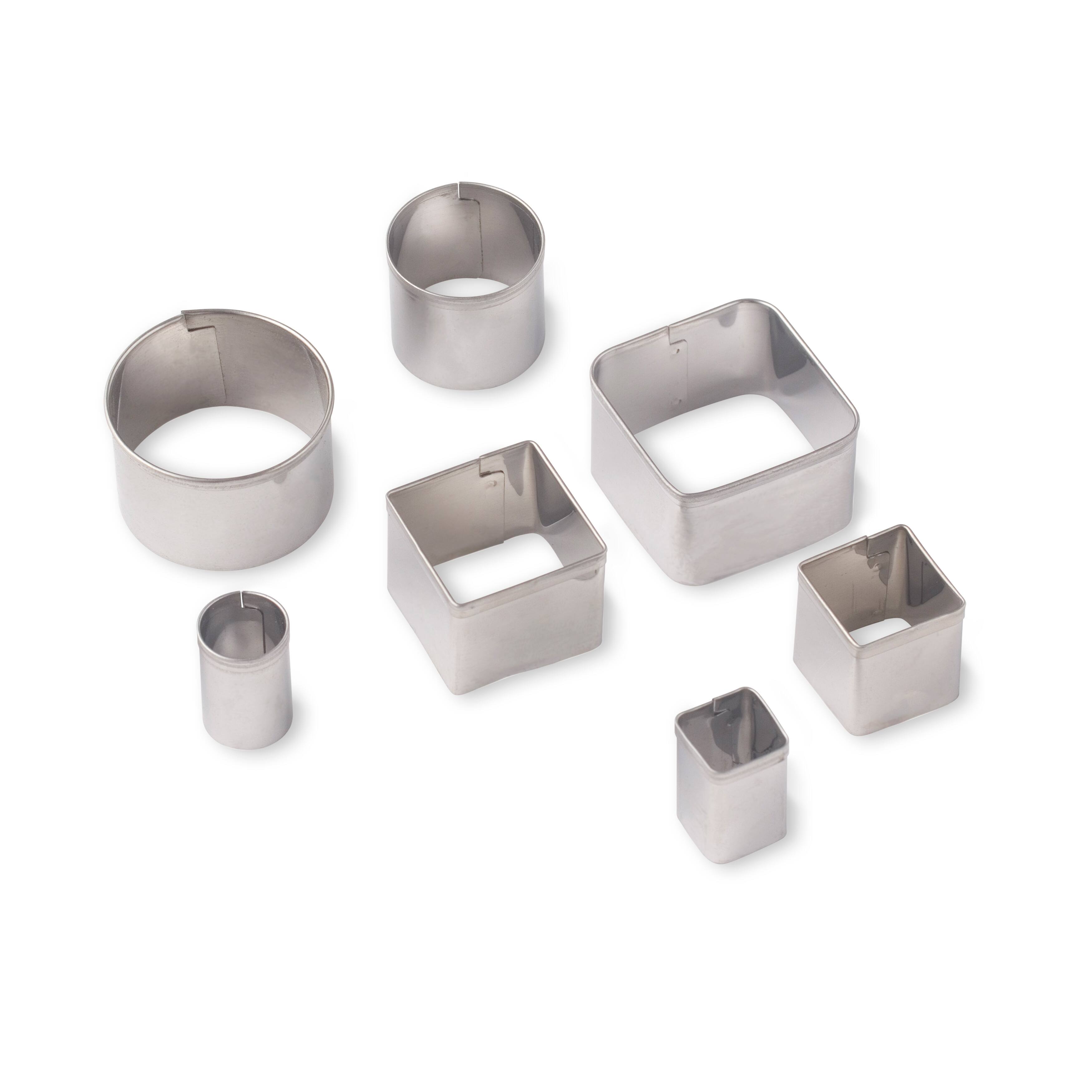 6 Packs: 6 ct. (36 total) Square & Circle Premium Clay Cutters by Craft Smart®