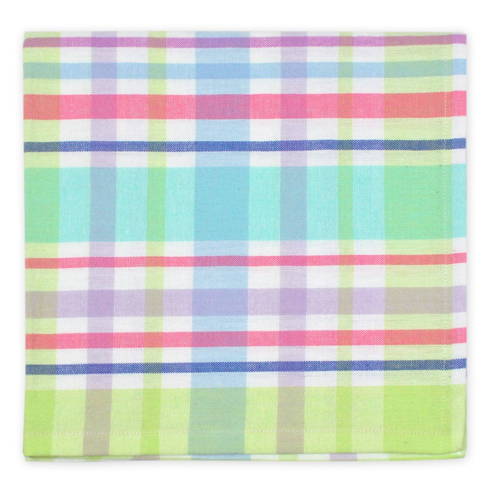 DII® Spring Plaid Cloth Dinner Napkins, 6ct.