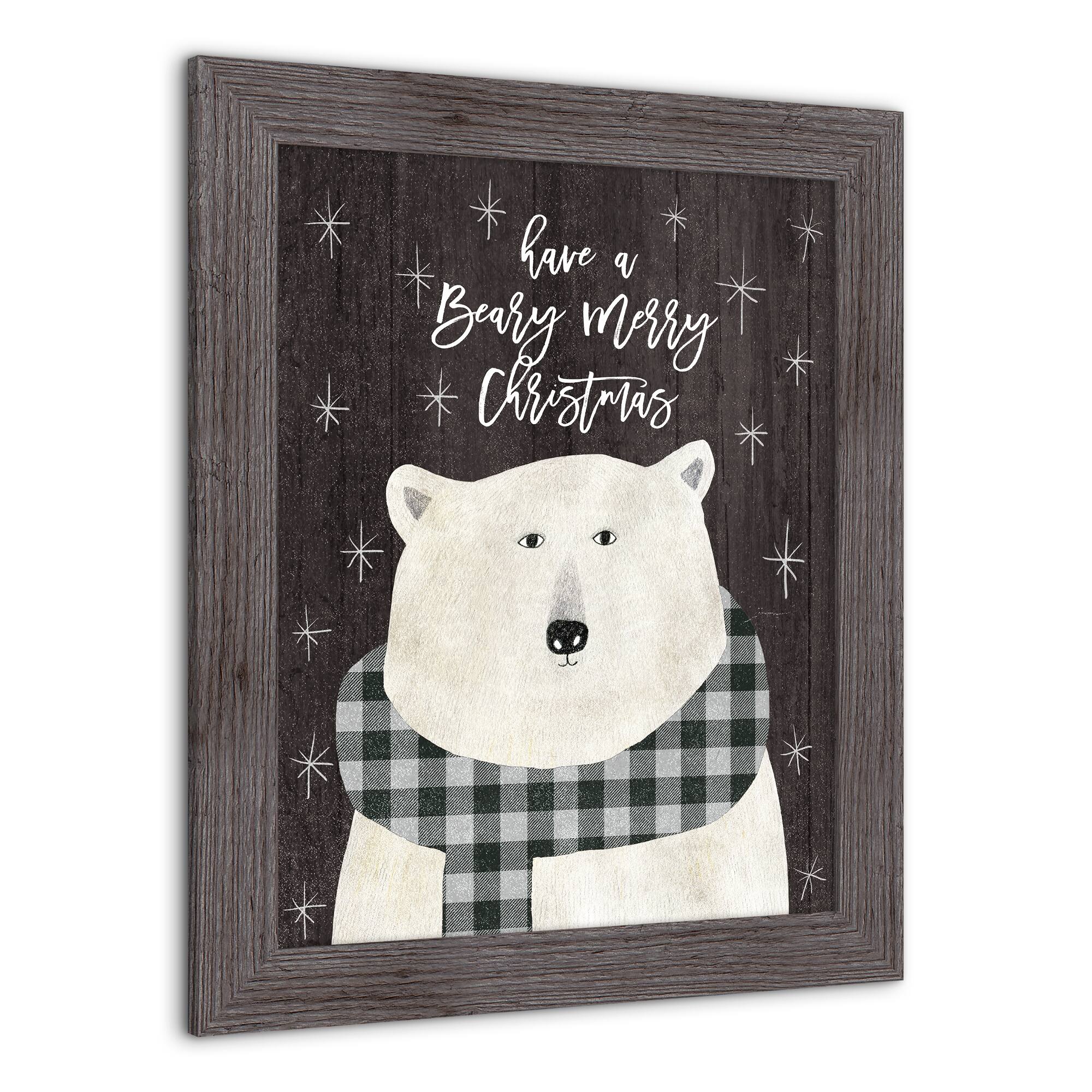 Have a Beary Merry Christmas Framed Wall Art