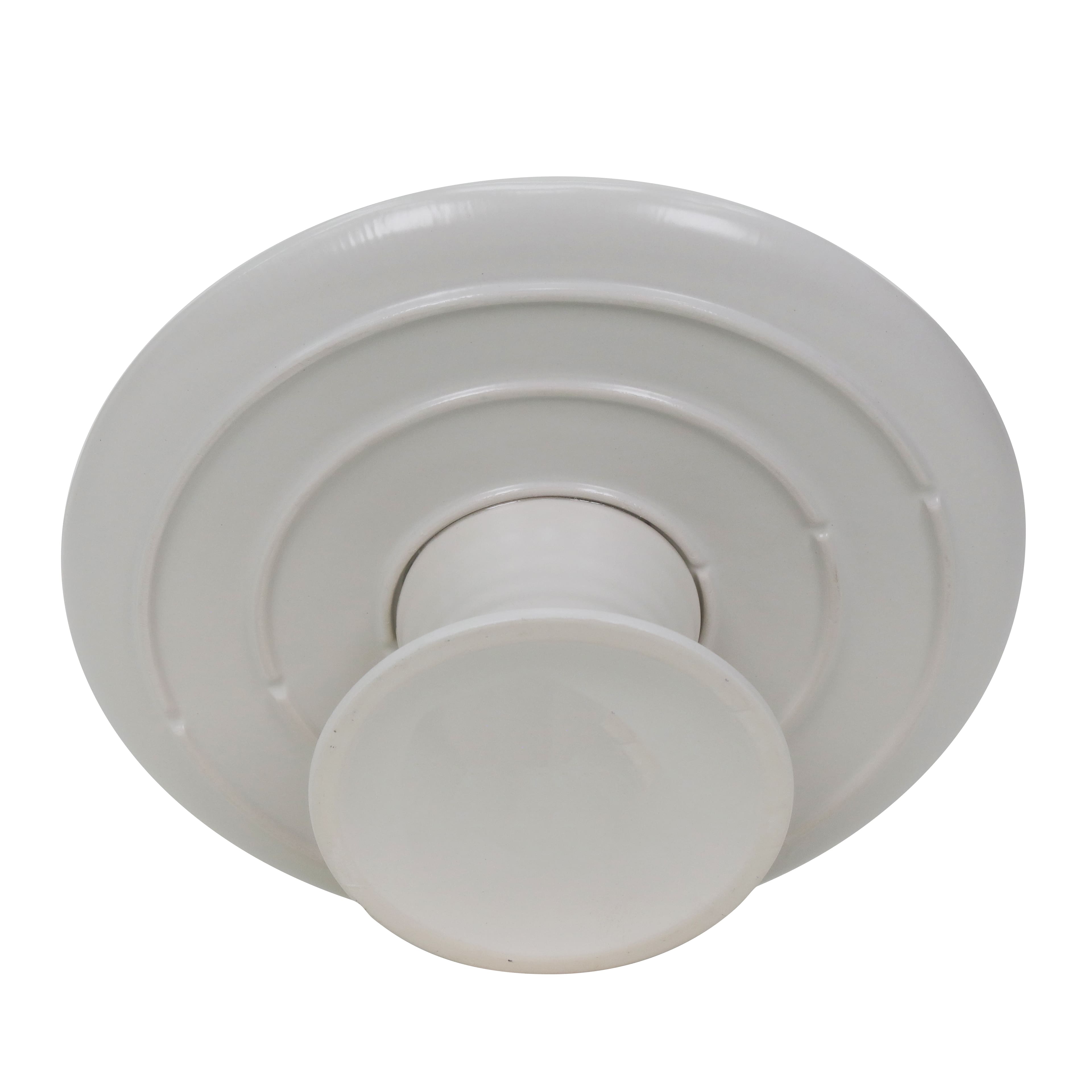 11.75" White Stoneware Cake Stand by Ashland®