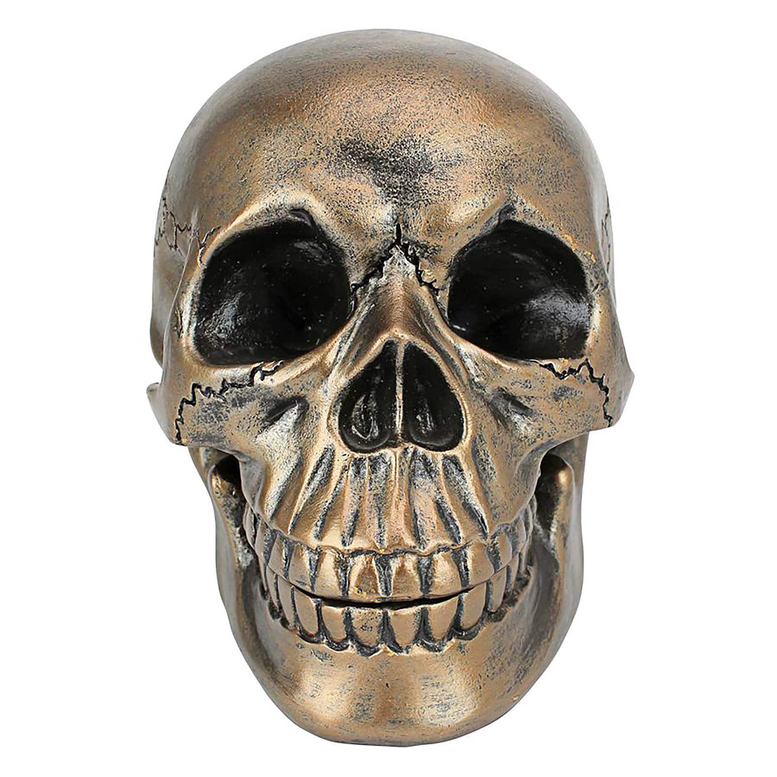 Design Toscano 6.5&#x22; Memento Mori Skull Clock