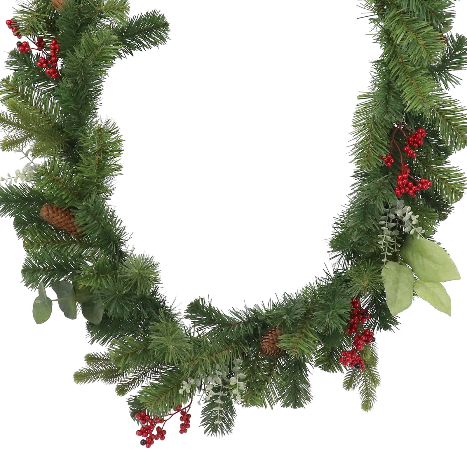 6ft. Green Pine, Eucalyptus & Berry Garland by Ashland®