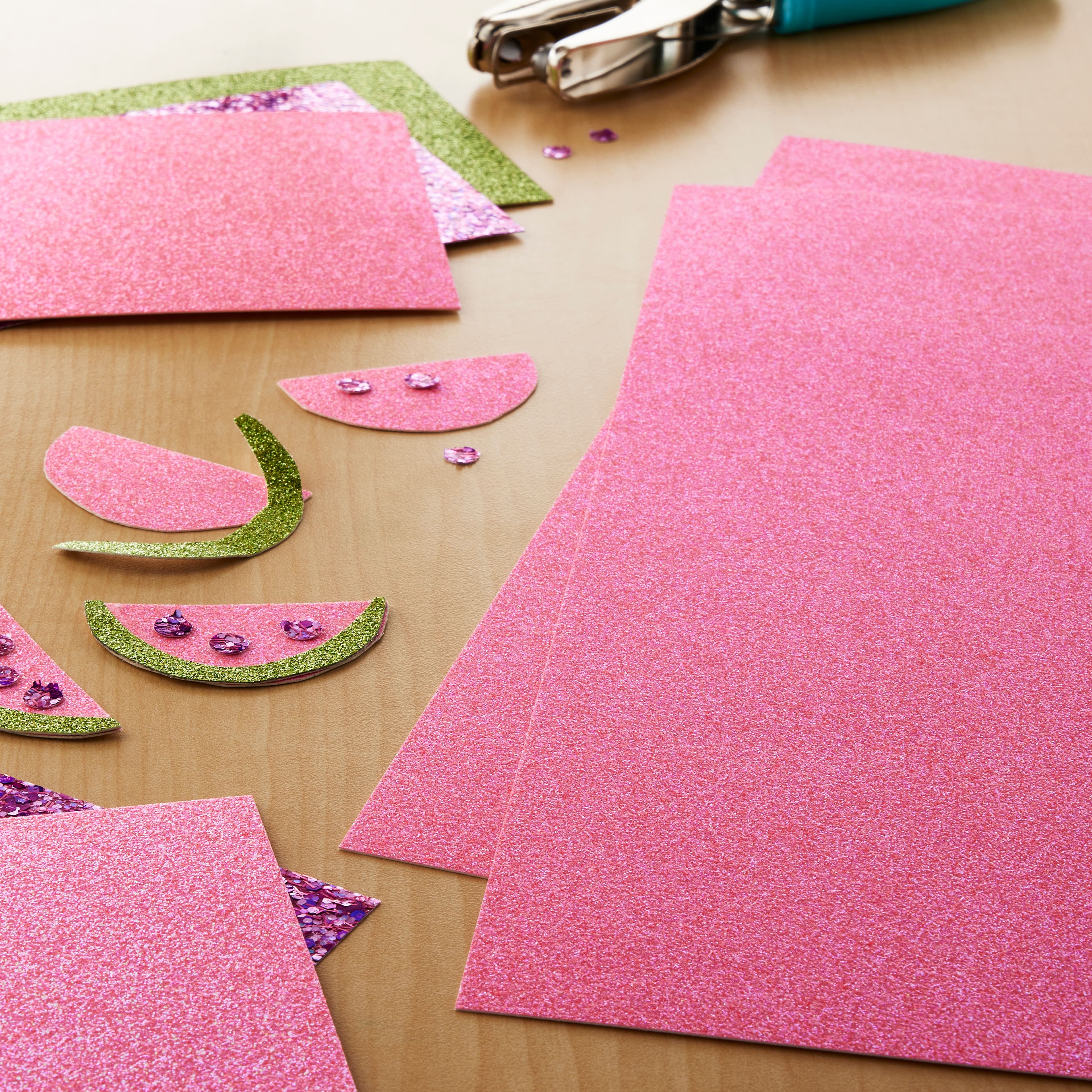 30 Pack: Signature&#x2122; POW Glitter Cardstock Paper by Recollections&#x2122;, 12&#x22; x 12&#x22;