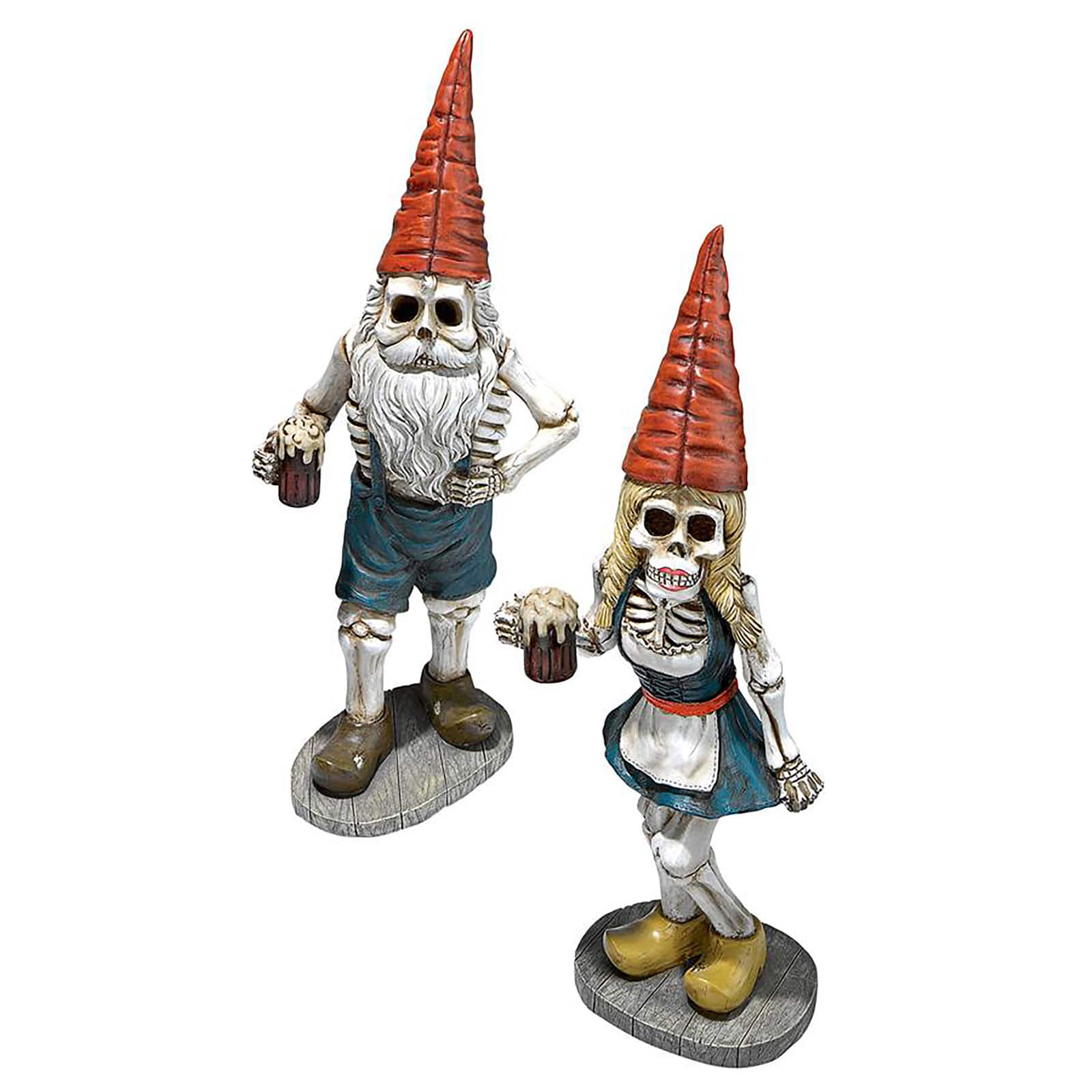 Design Toscano Bavarian Oktoberfest Skeleton Gnomes Collection