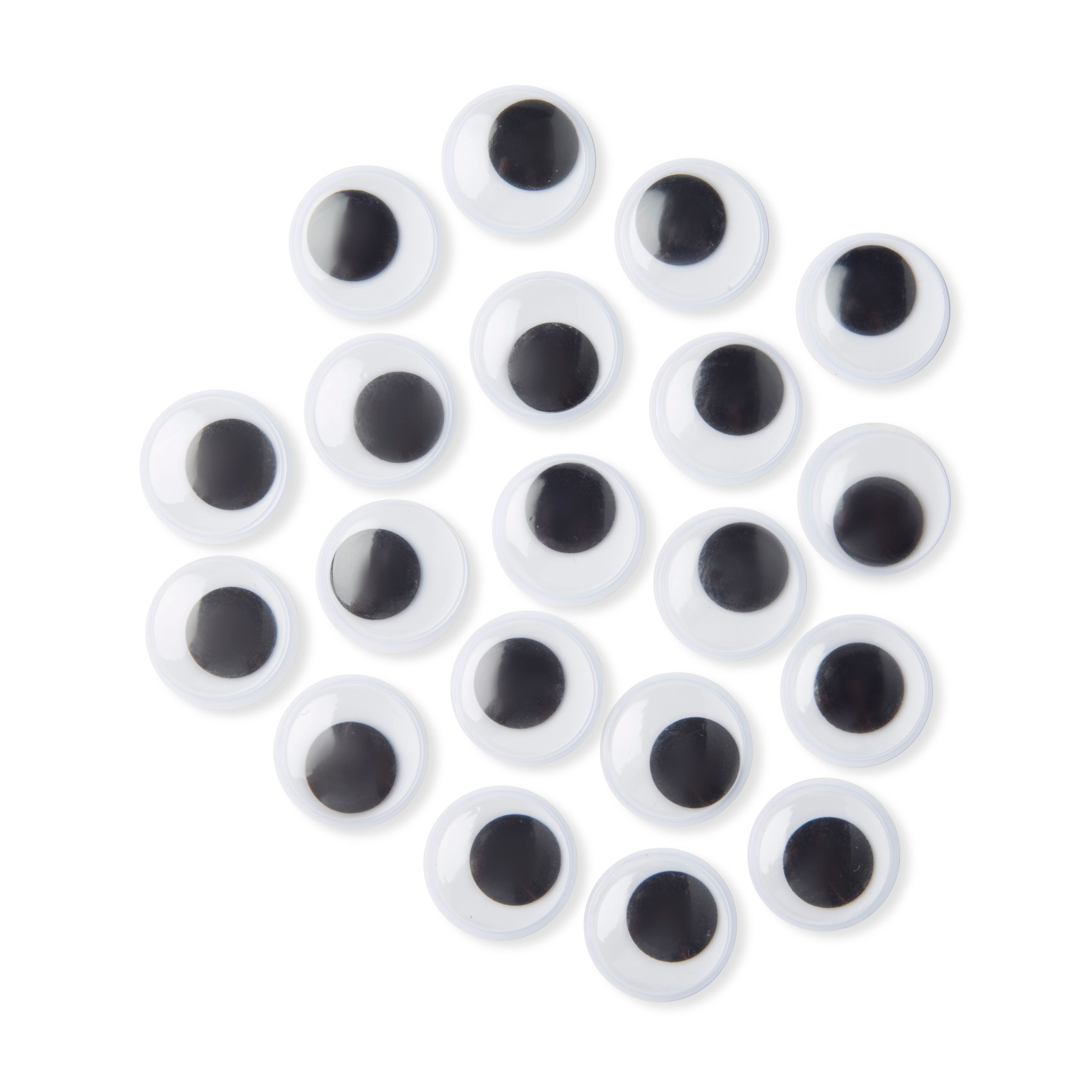 Wholesale SUPERFINDINGS 36Pcs 12 Style Black & White Wiggle Googly Eyes  Cabochons DIY Scrapbooking Crafts Toy Accessories 