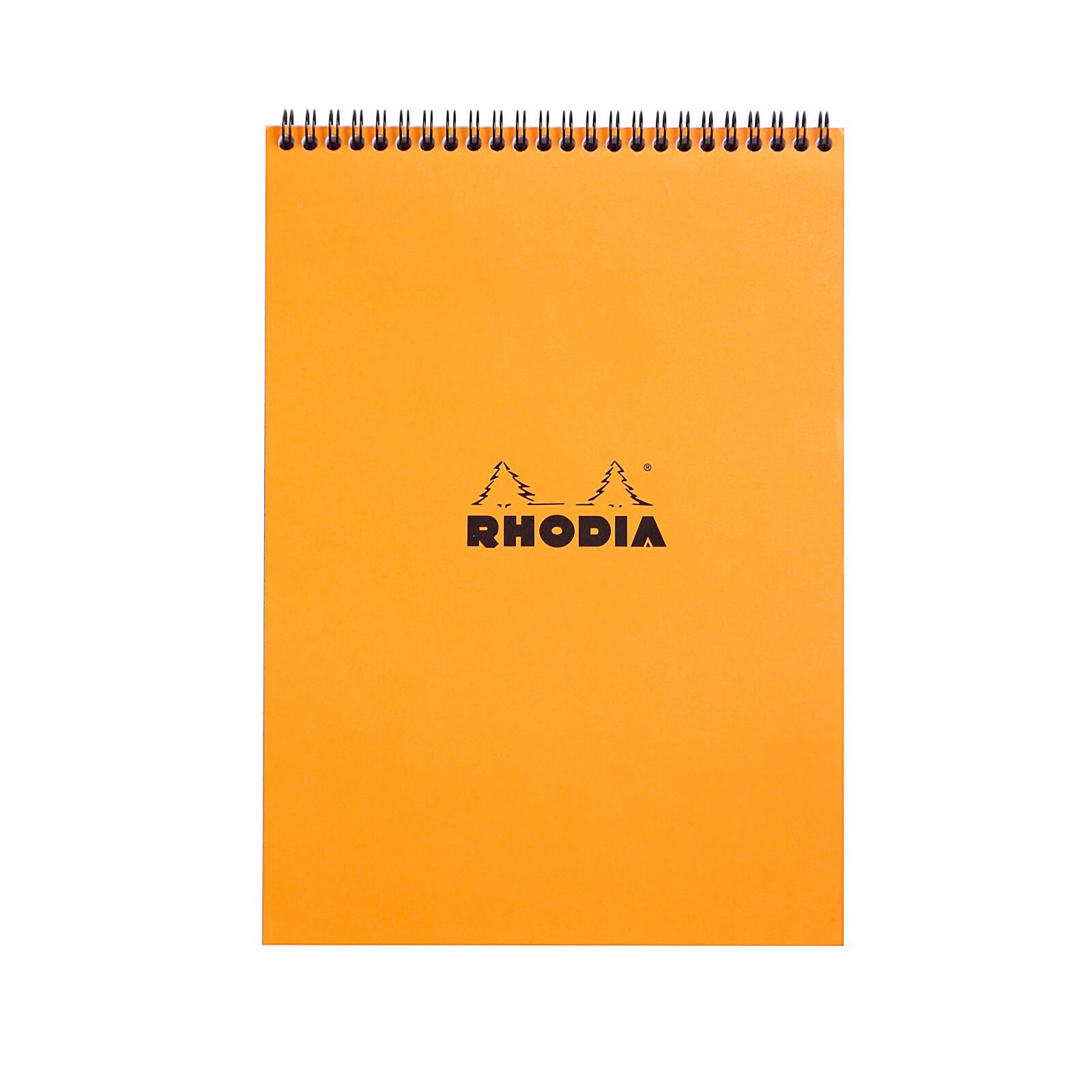 Rhodia&#xAE; Orange Graph Spiral Sketchbook