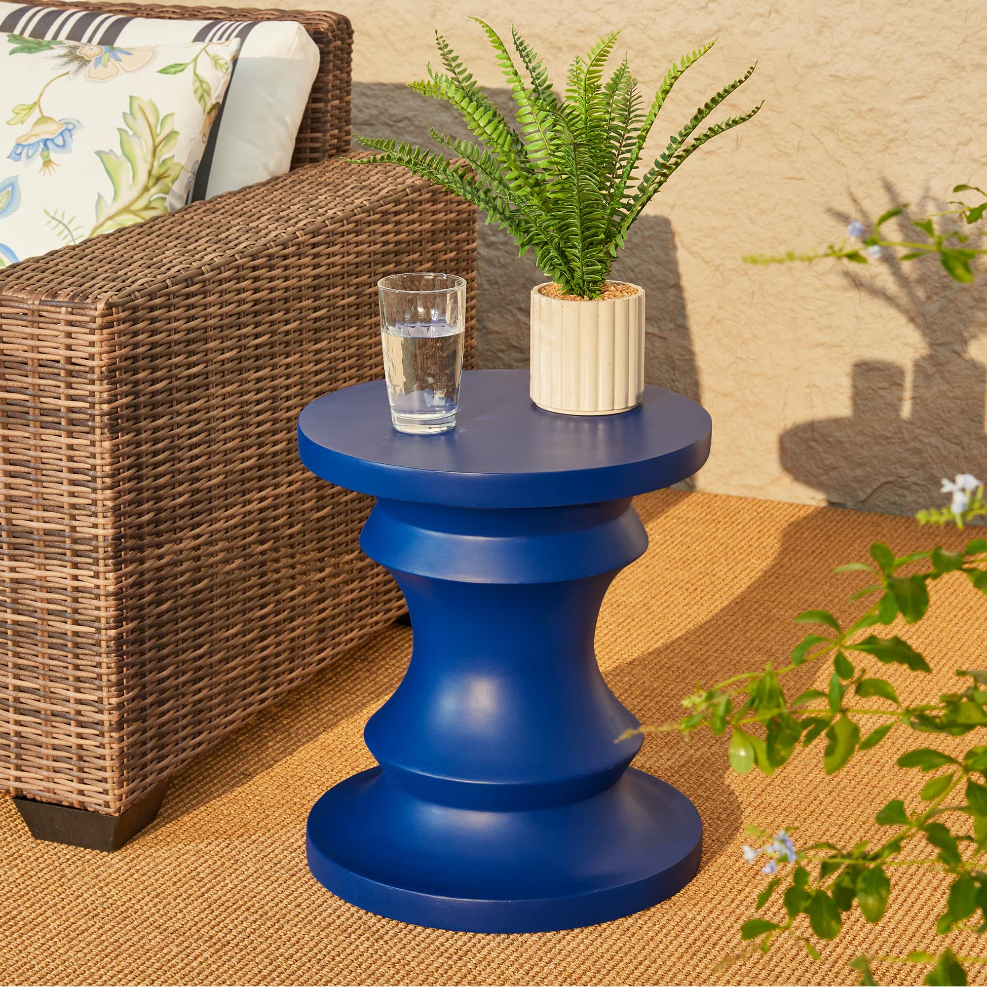 Glitzhome&#xAE; 18&#x22; Multifunctional Chess Garden Stool