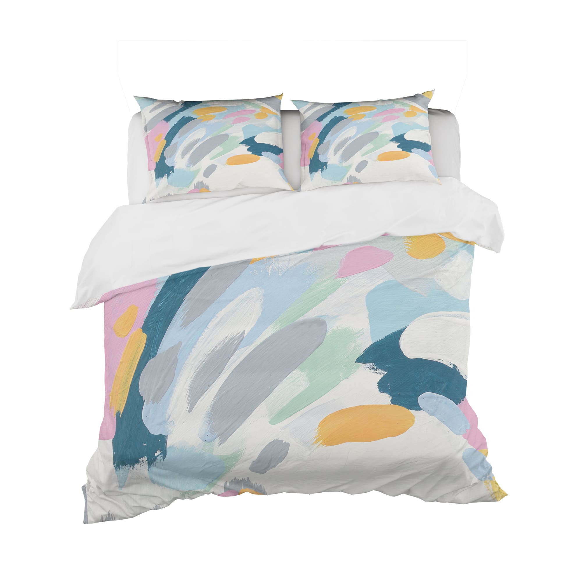 Designart &#x27;Geometric Vortex II&#x27; Geometric Bedding Set - Duvet Cover &#x26; Shams