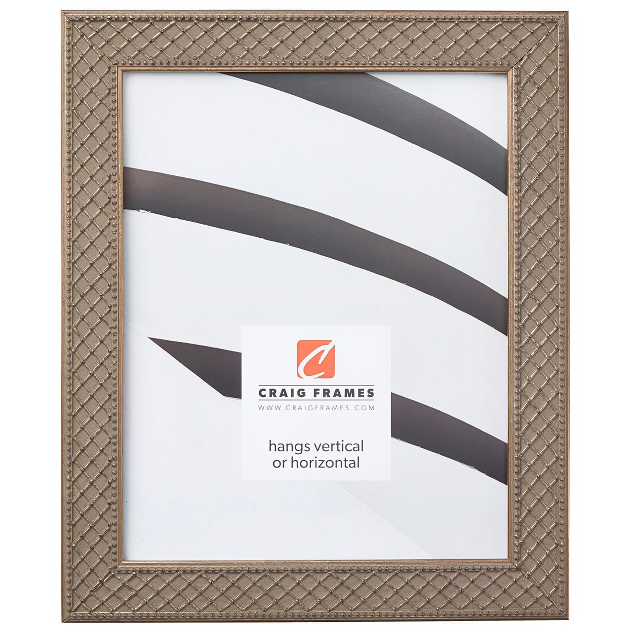 Craig Frames Lenox Antique Silver Picture Frame