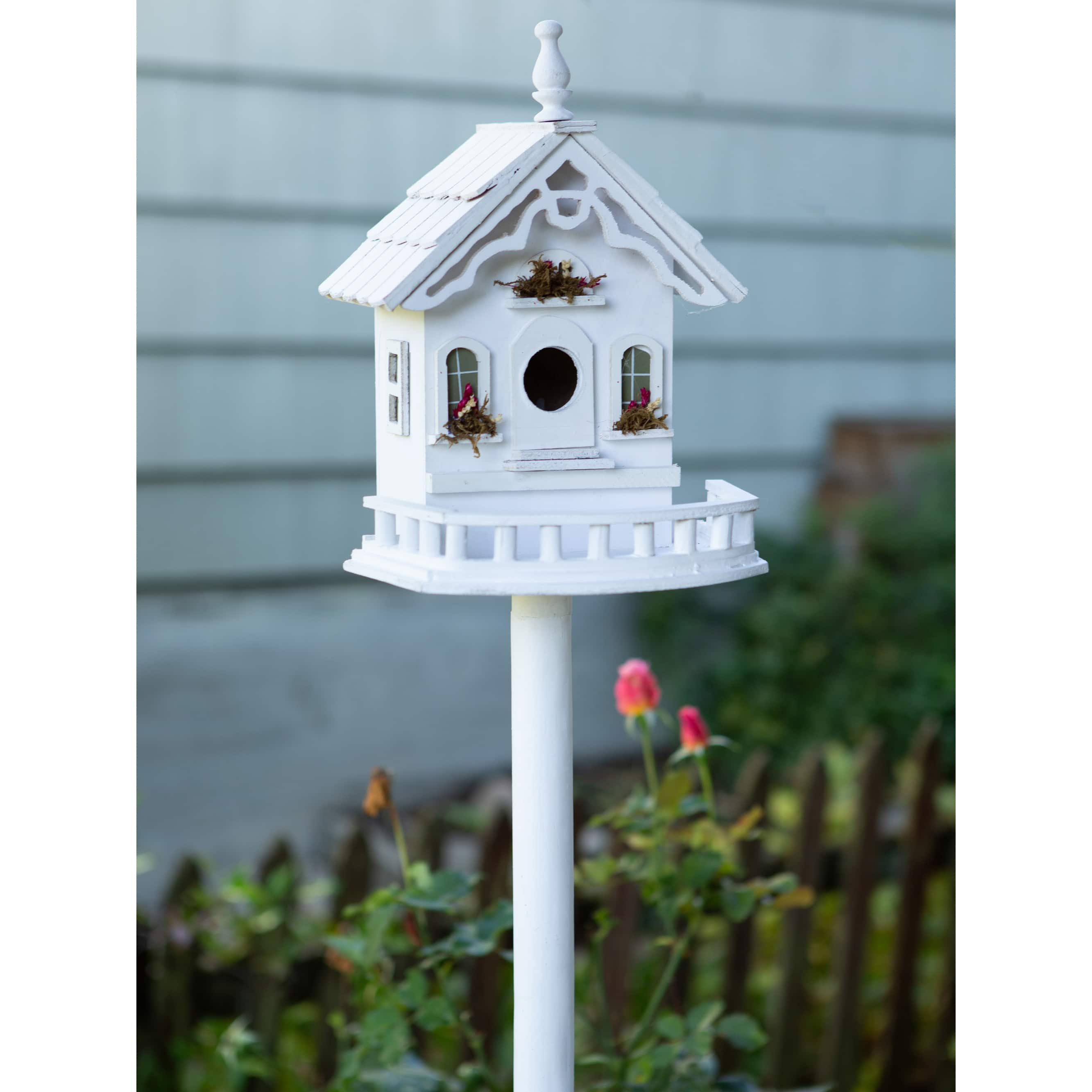 29.25&#x22; Freestanding Elegant Victorian Birdhouse