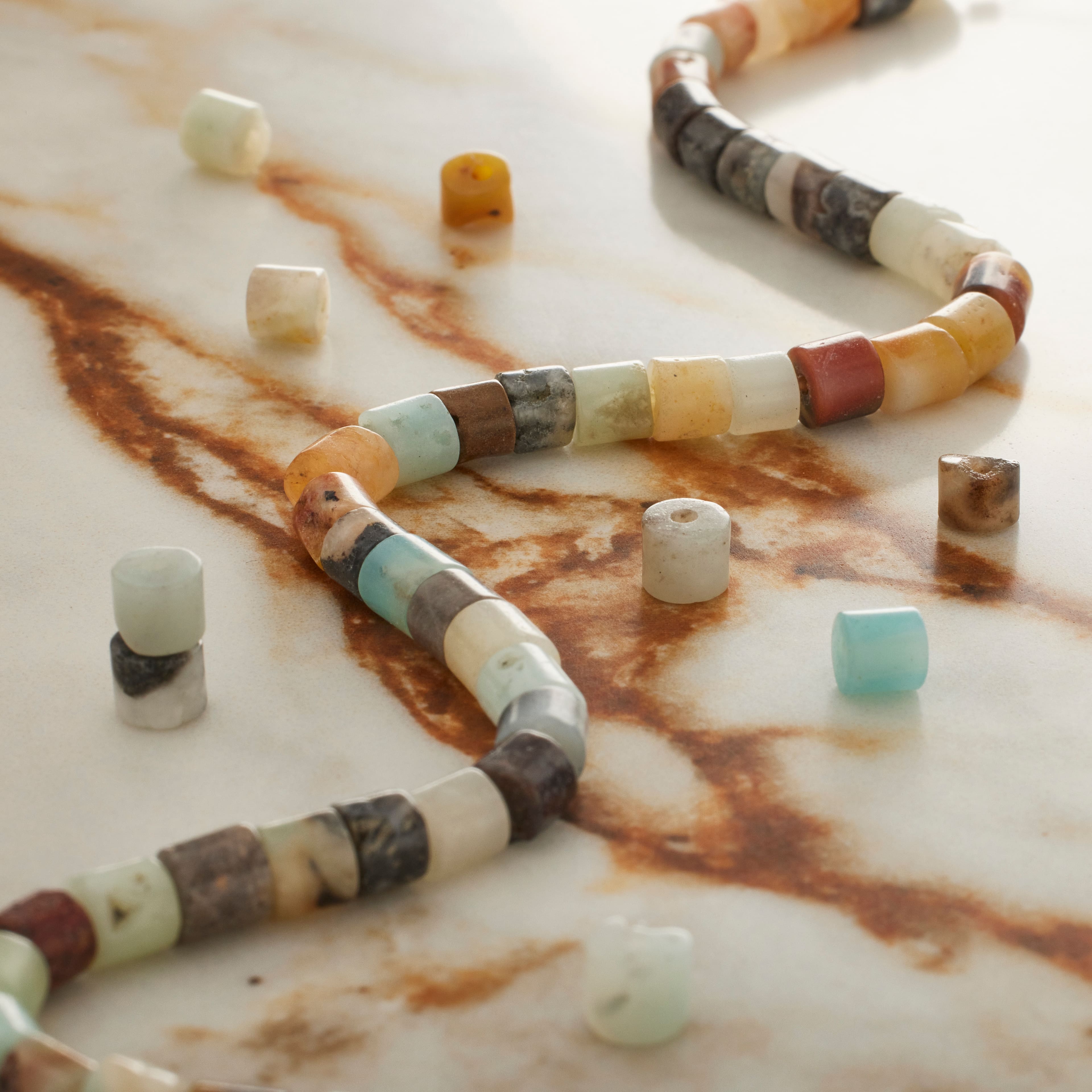 Amazonite Tube Beads, 4mm by Bead Landing&#x2122;
