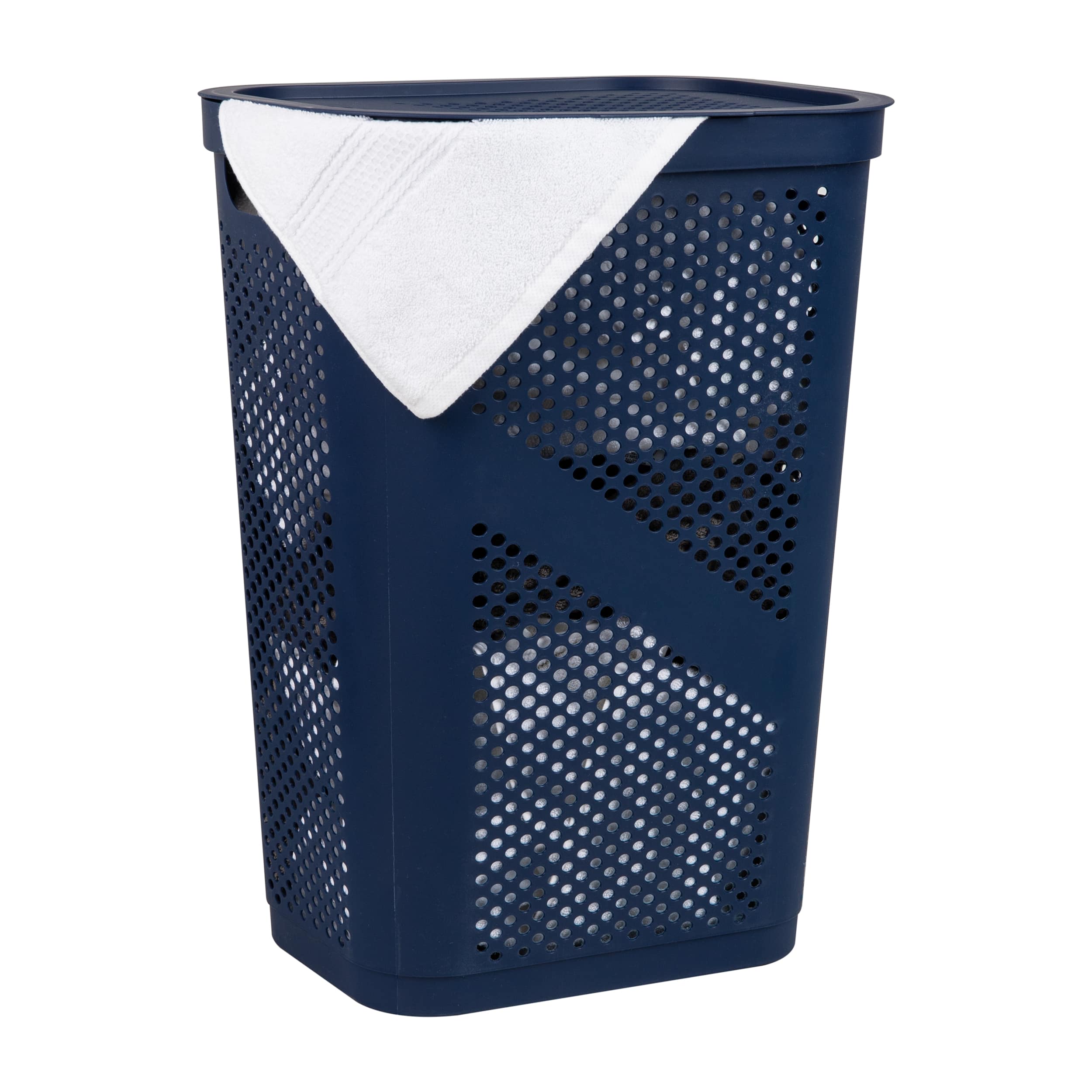 Mind Reader 17" x 24" Slim Plastic Laundry Hamper