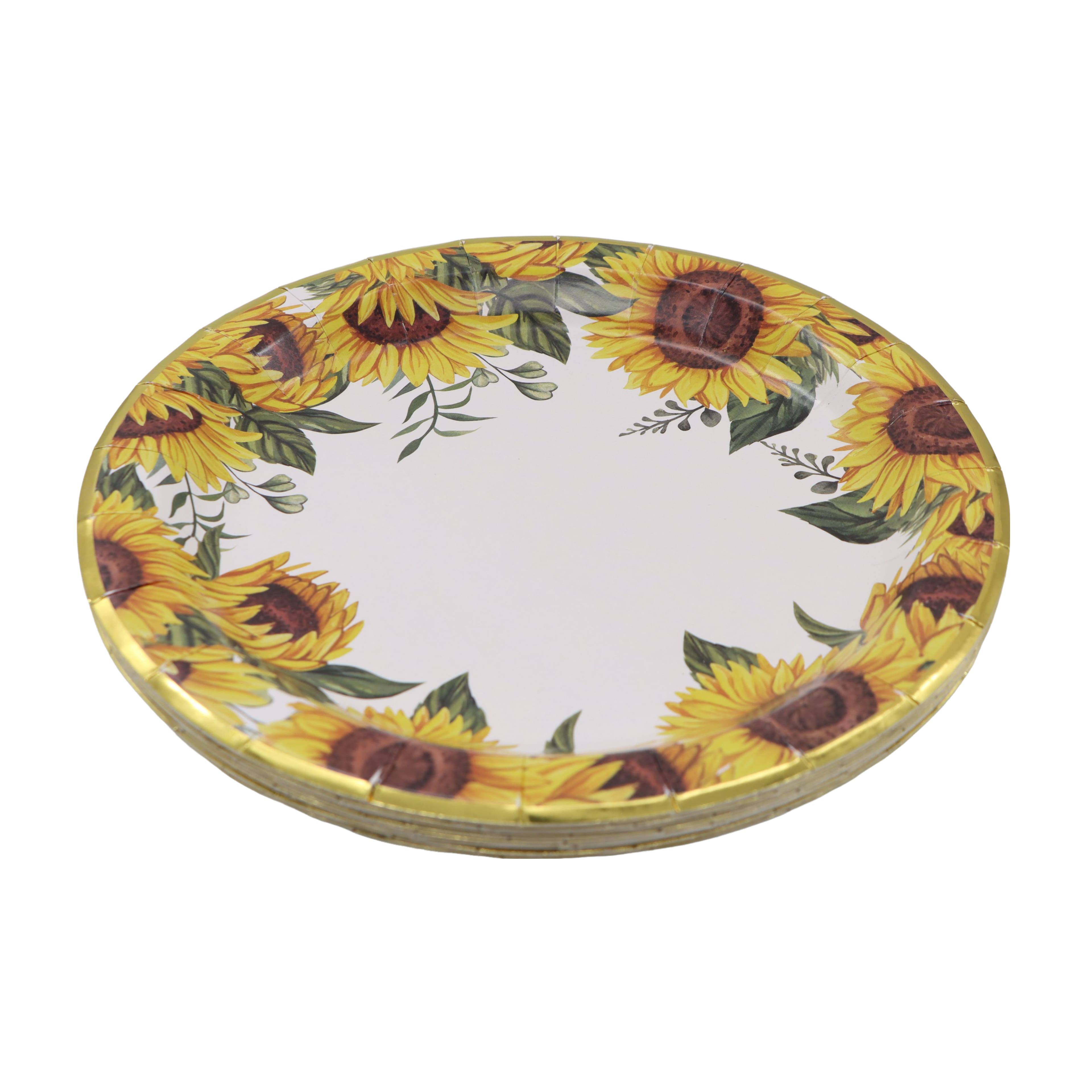 9&#x22; Sunflower Paper Dinner Plates, 12ct. by Celebrate It&#x2122;