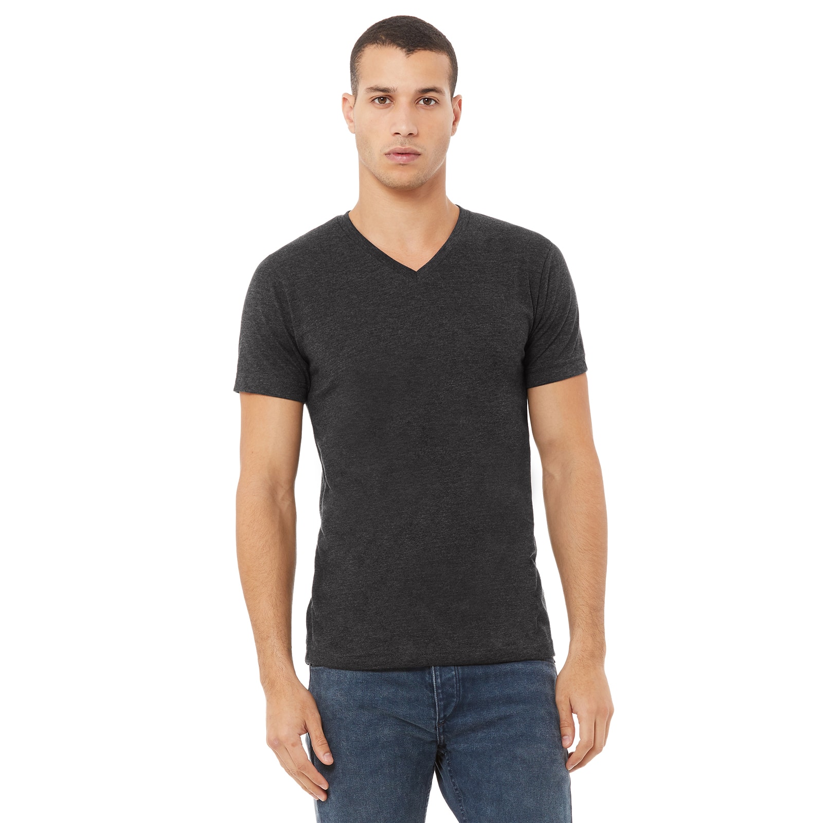 6 Pack: BELLA+CANVAS&#xAE; Short Sleeve V-Neck Adult Unisex Jersey T-Shirt