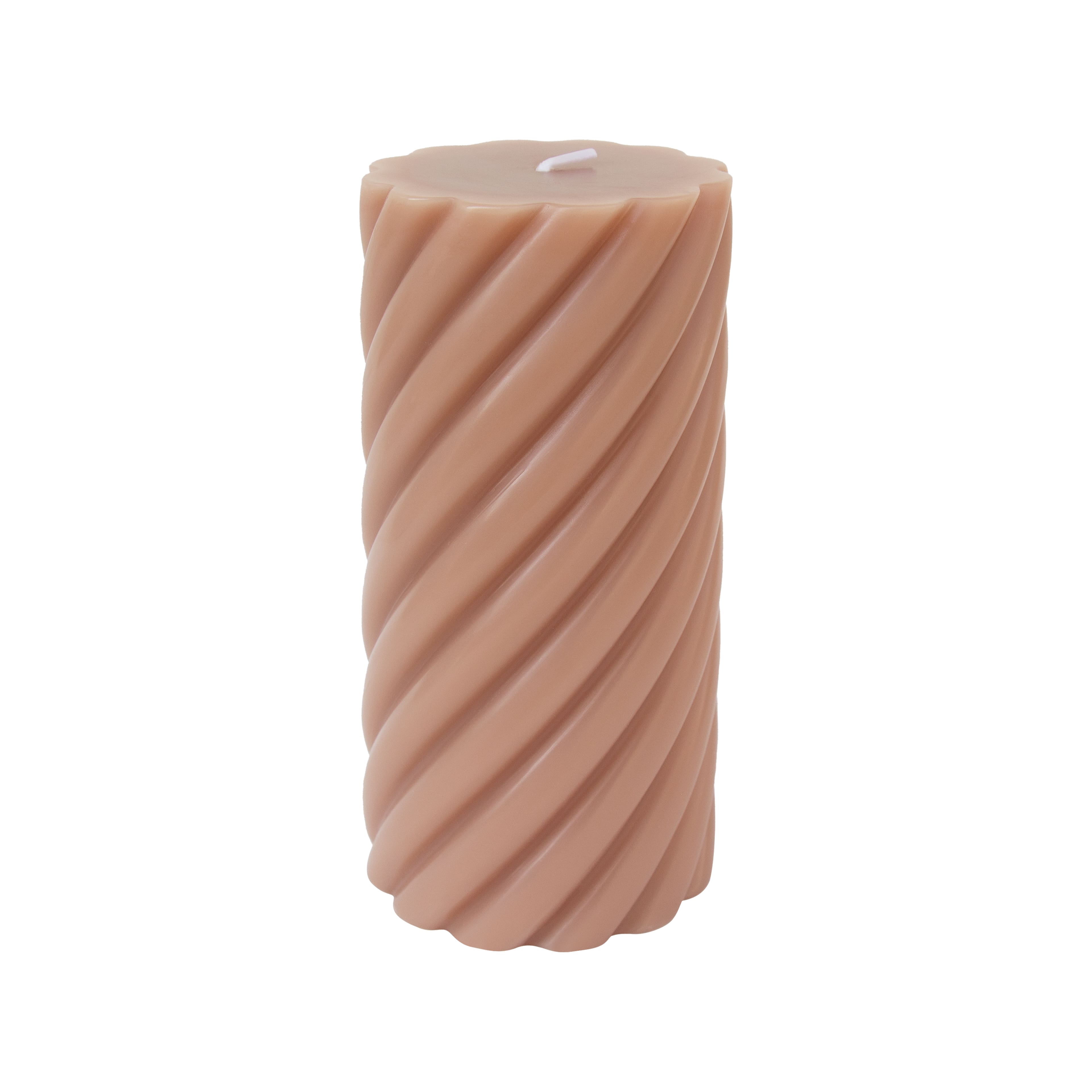 3&#x22; x 6&#x22; Twisted Scented Pillar Candle by Ashland&#xAE;