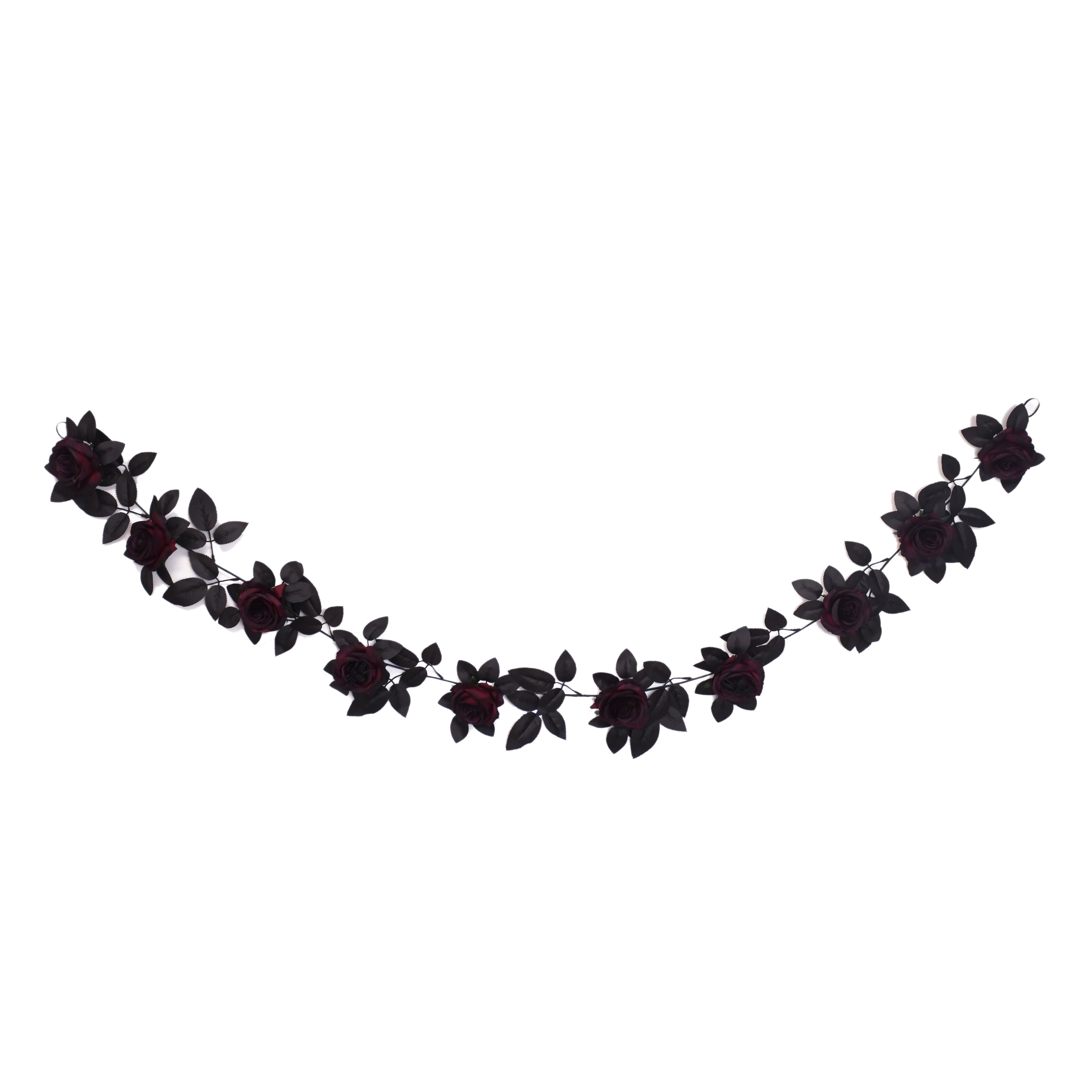 6ft. Black Leaves Garland by Ashland®