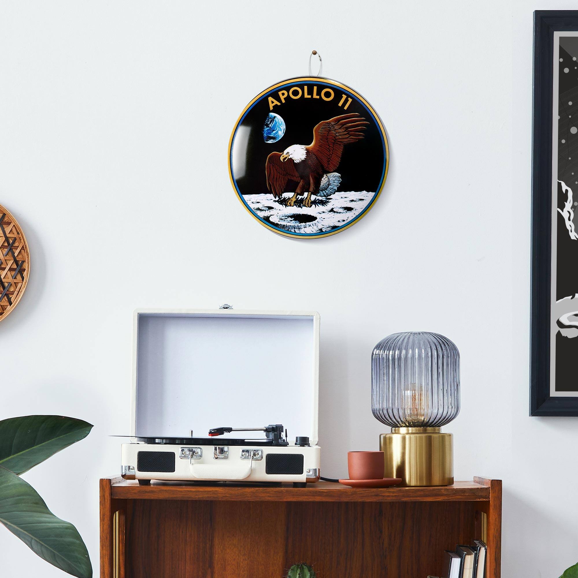 Apollo 11 Dome Metal Wall Sign