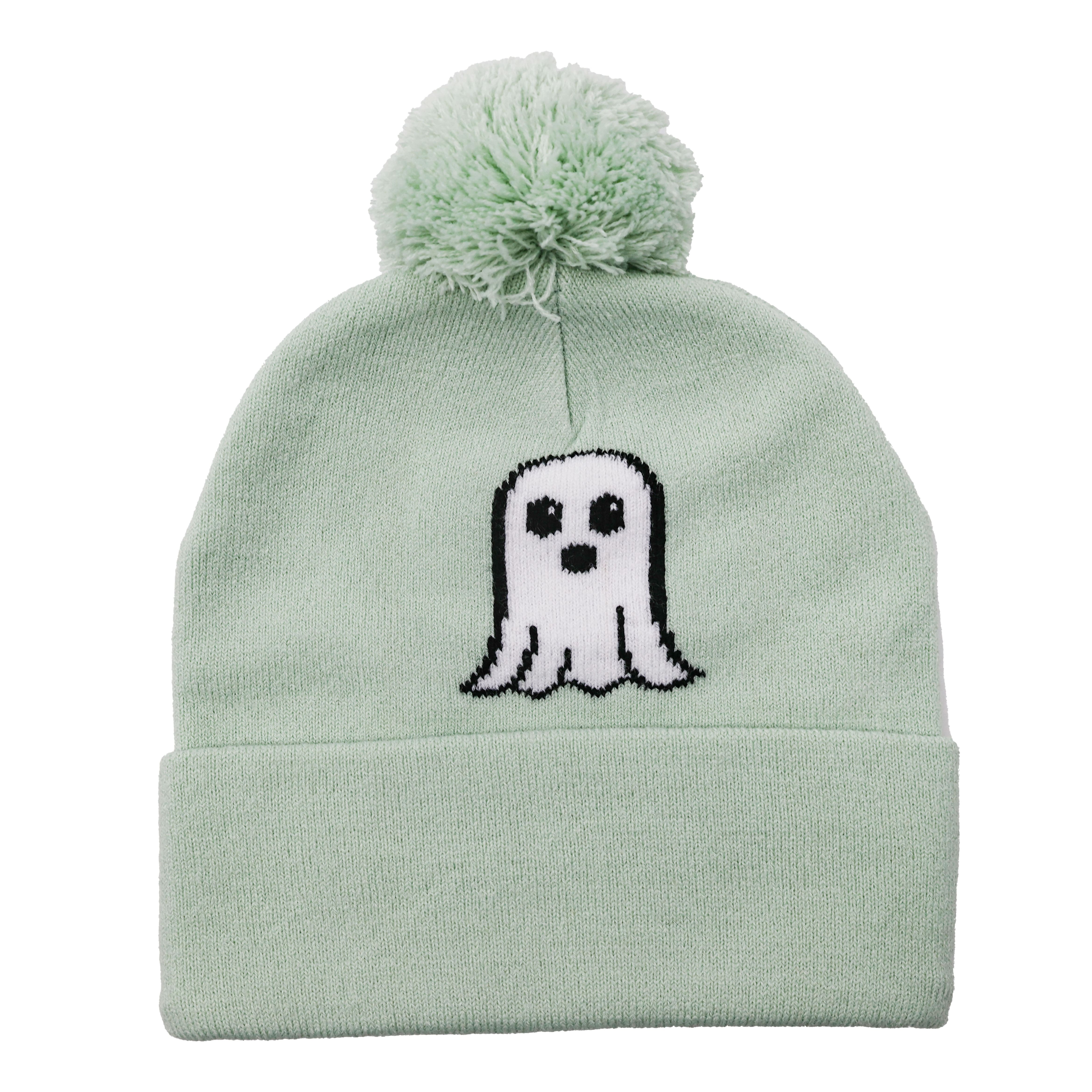 Light Green Ghost Beanie by Celebrate It&#x2122;