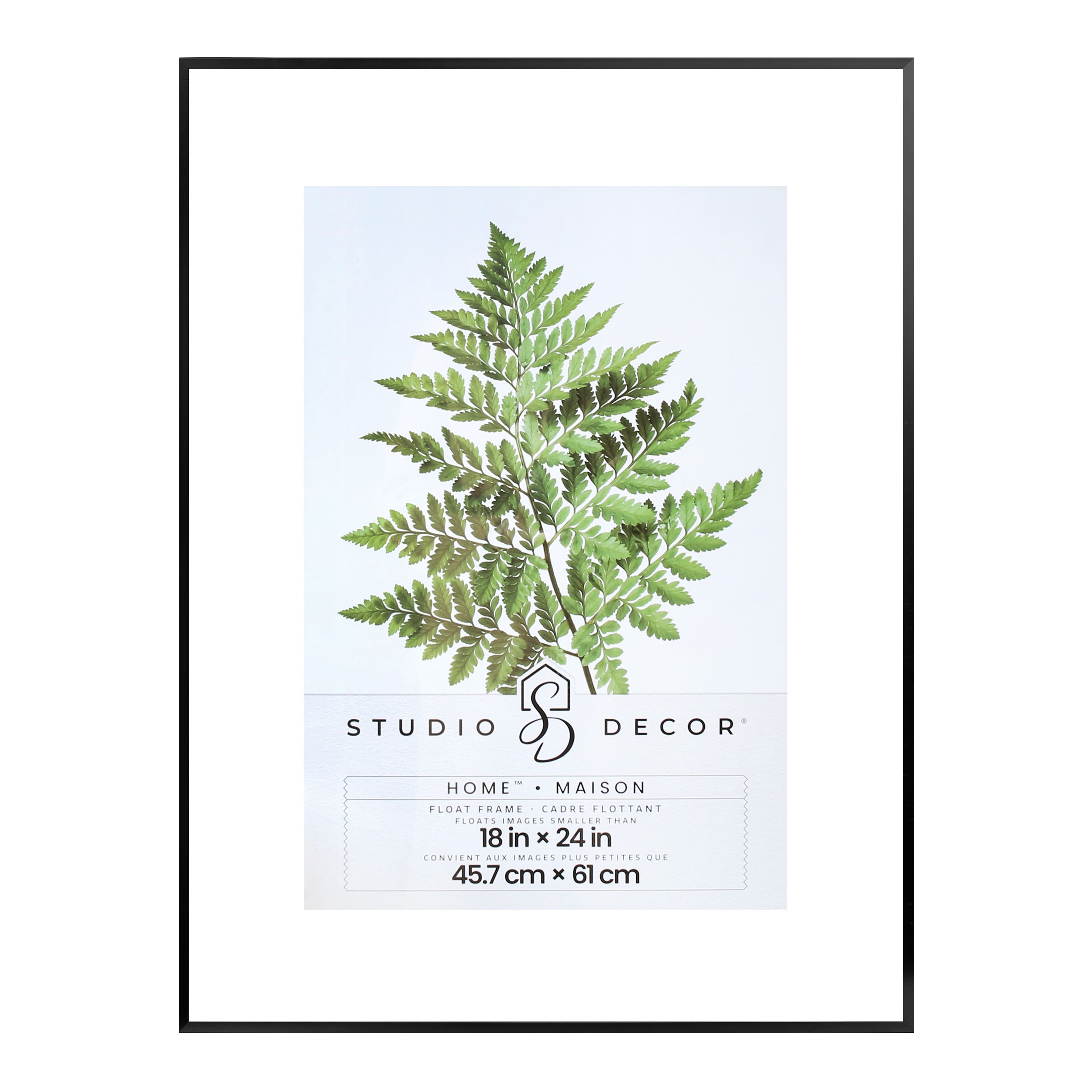 6 Pack: Home™ Black Metal Float Frame by Studio Décor®