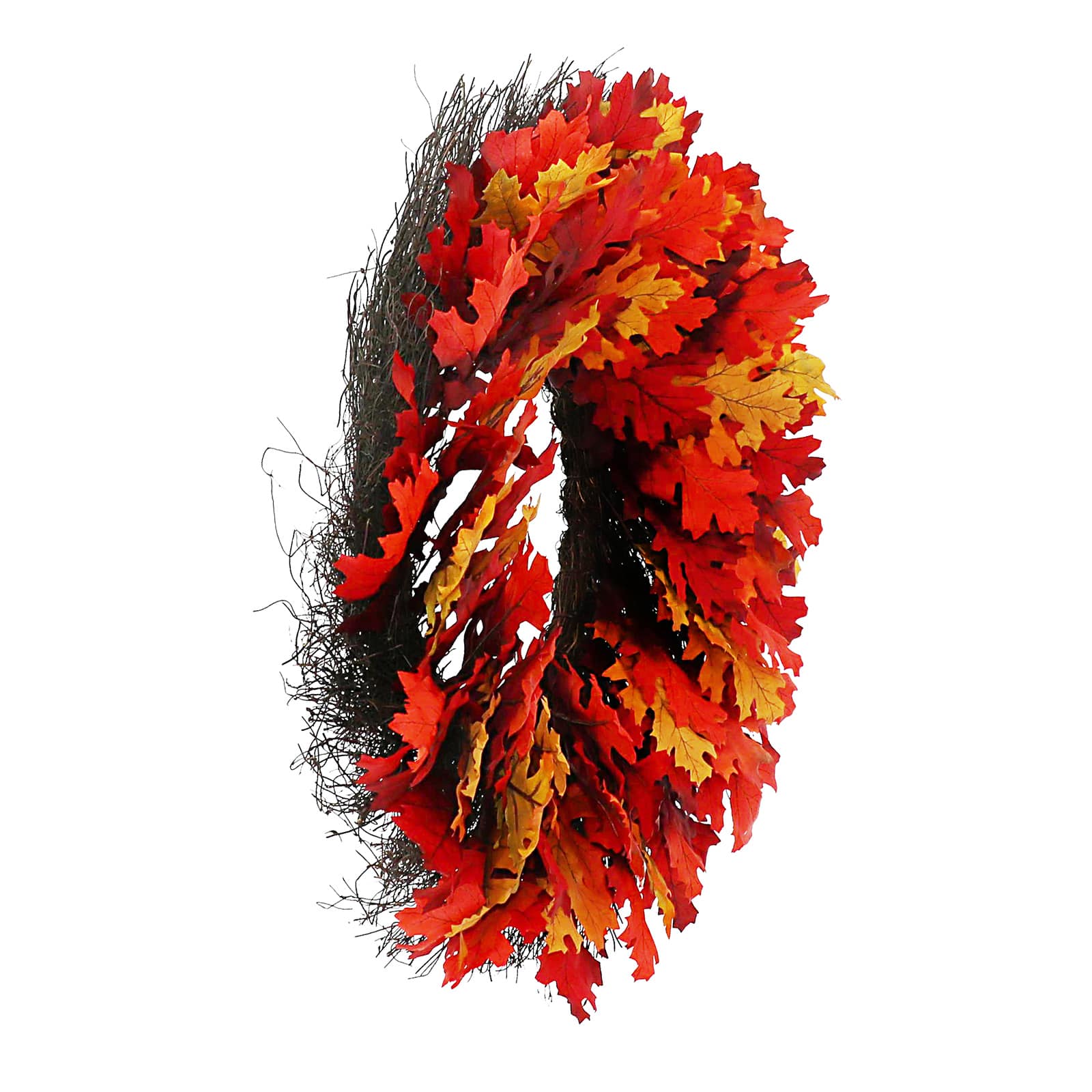 24&#x22; Fall Oak Leaves Wreath by Ashland&#xAE;