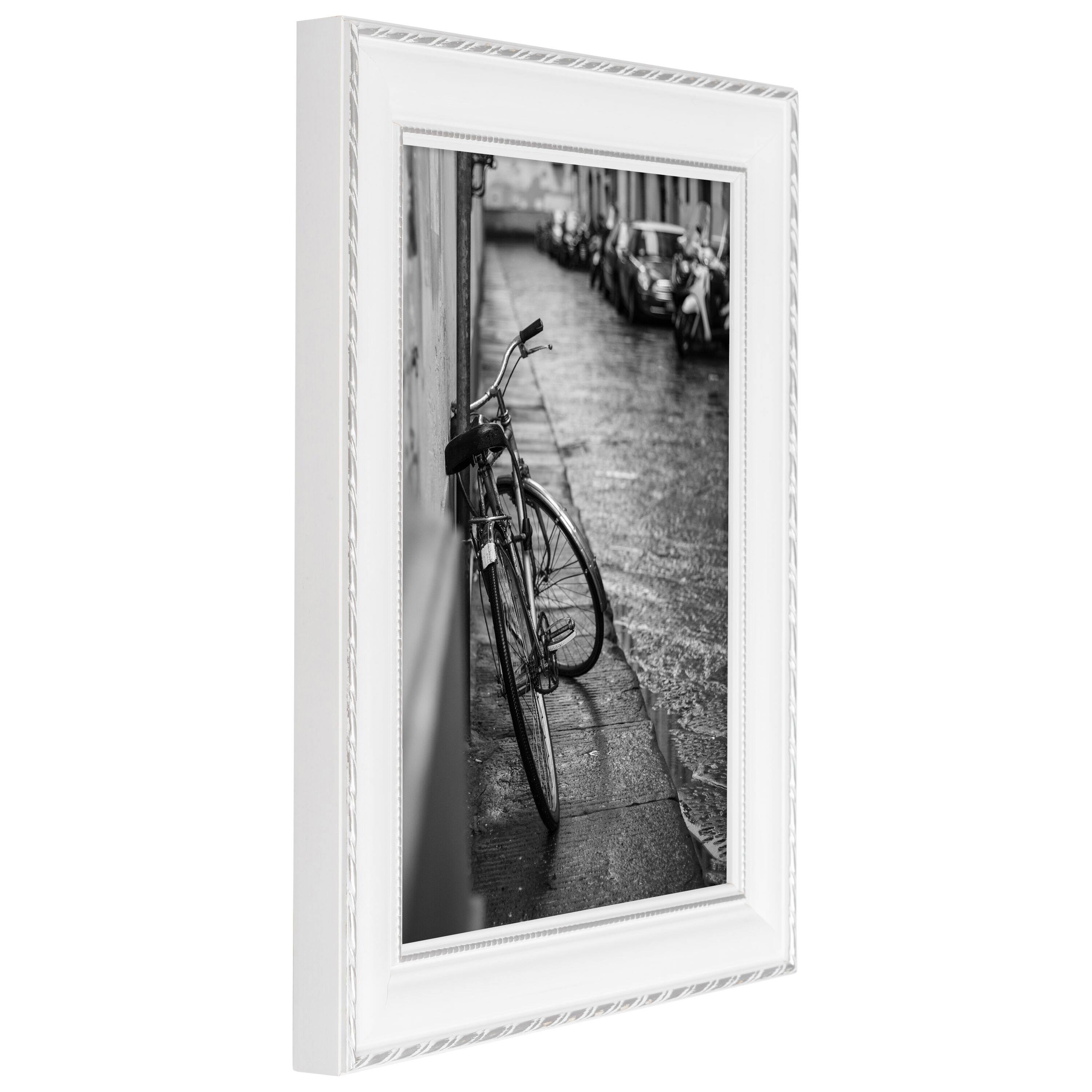 Craig Frames Victoria White & Silver Picture Frame