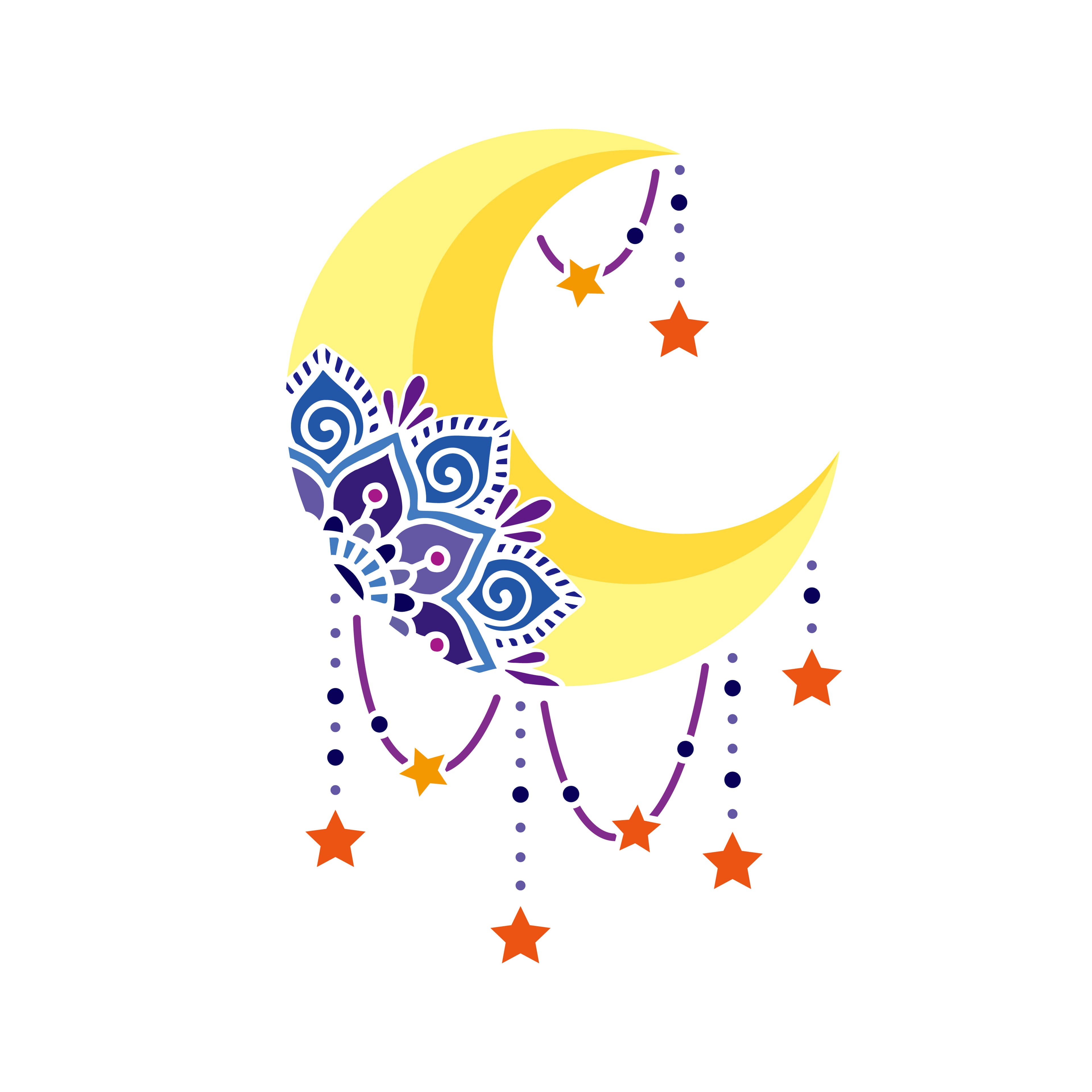 Moon Layering Stencils by Recollections™