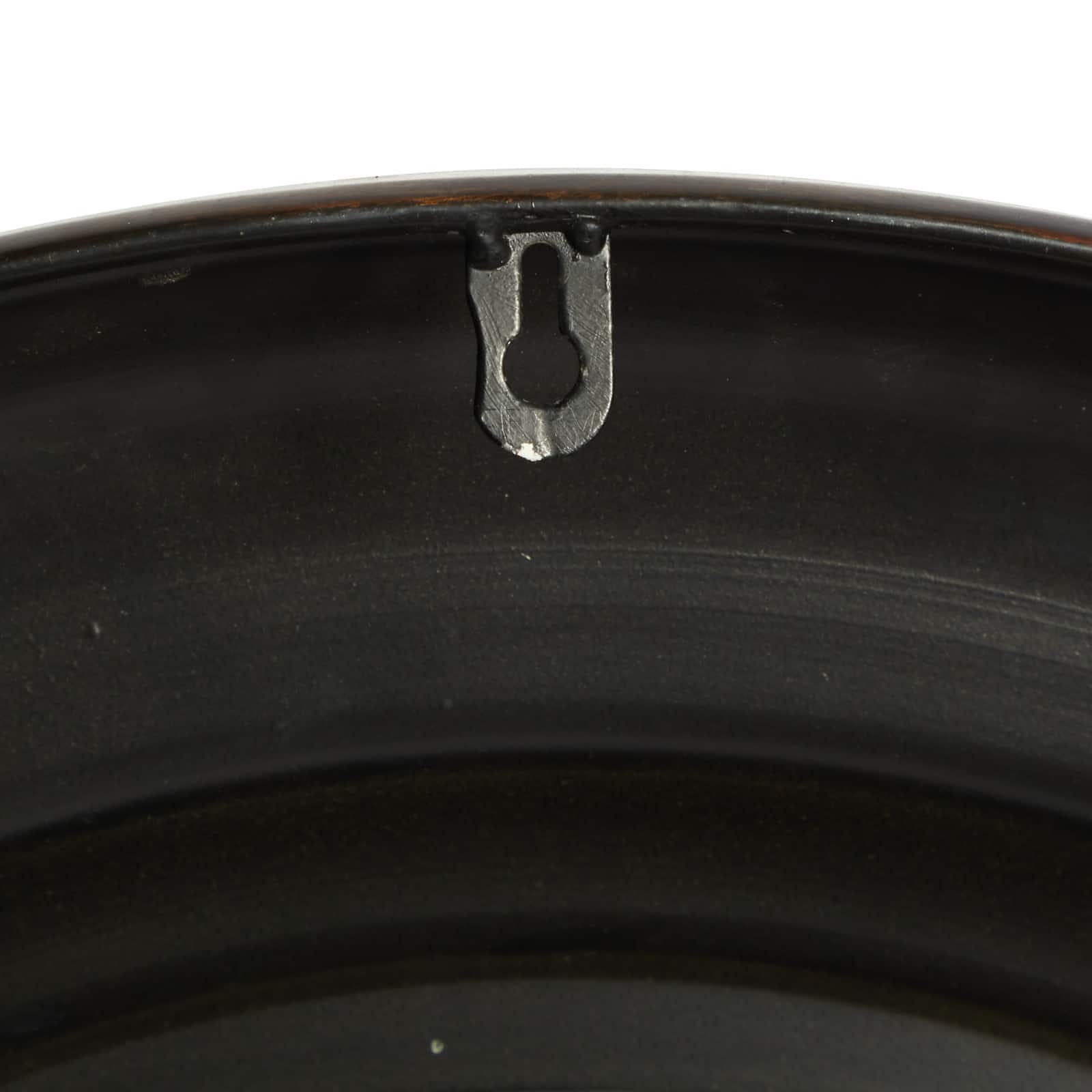 Brown Rustic Metal Wall Clock, 24&#x22; x 24&#x22;