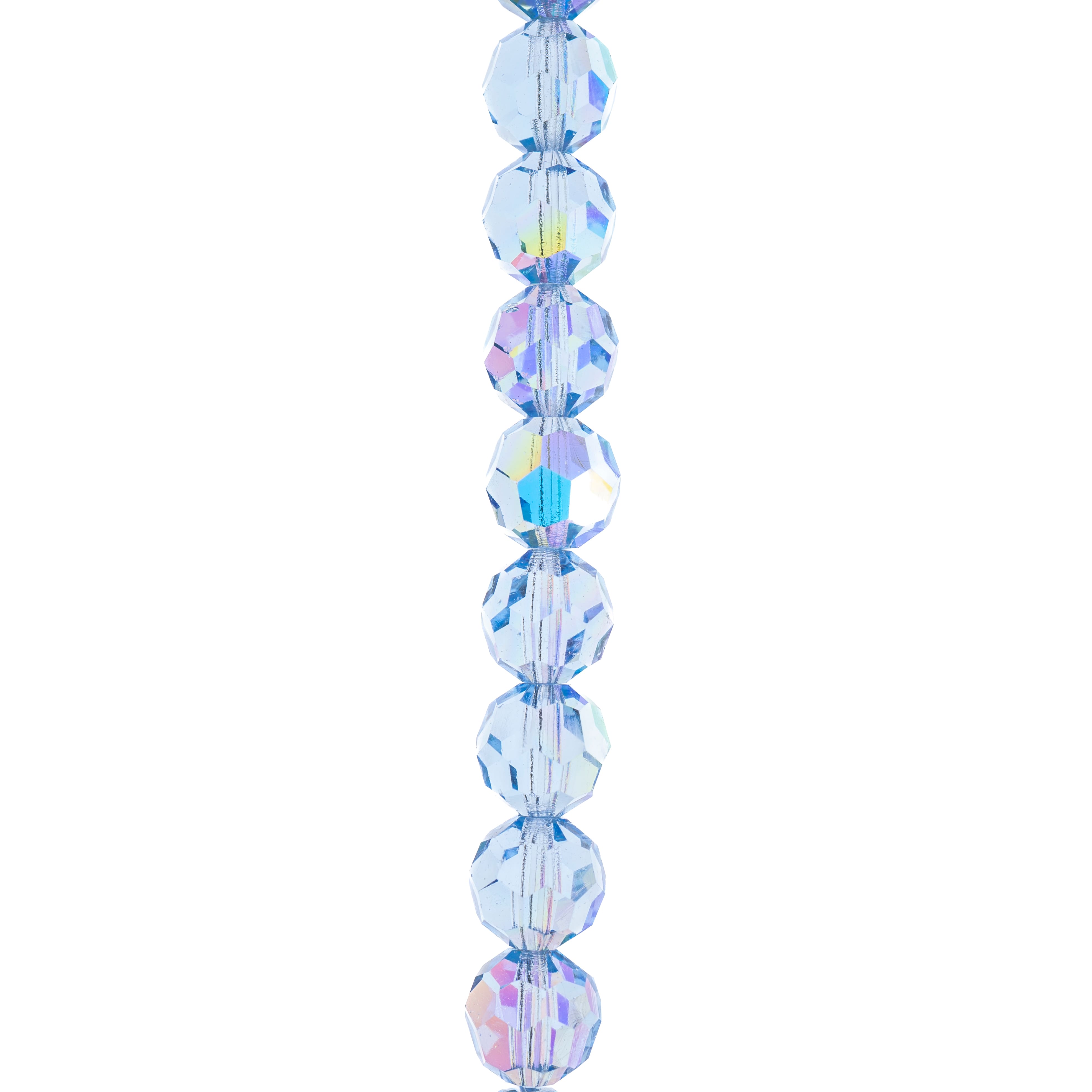 6 Pack: Preciosa Glass Crystal Round Beads, 8mm by Bead Landing™