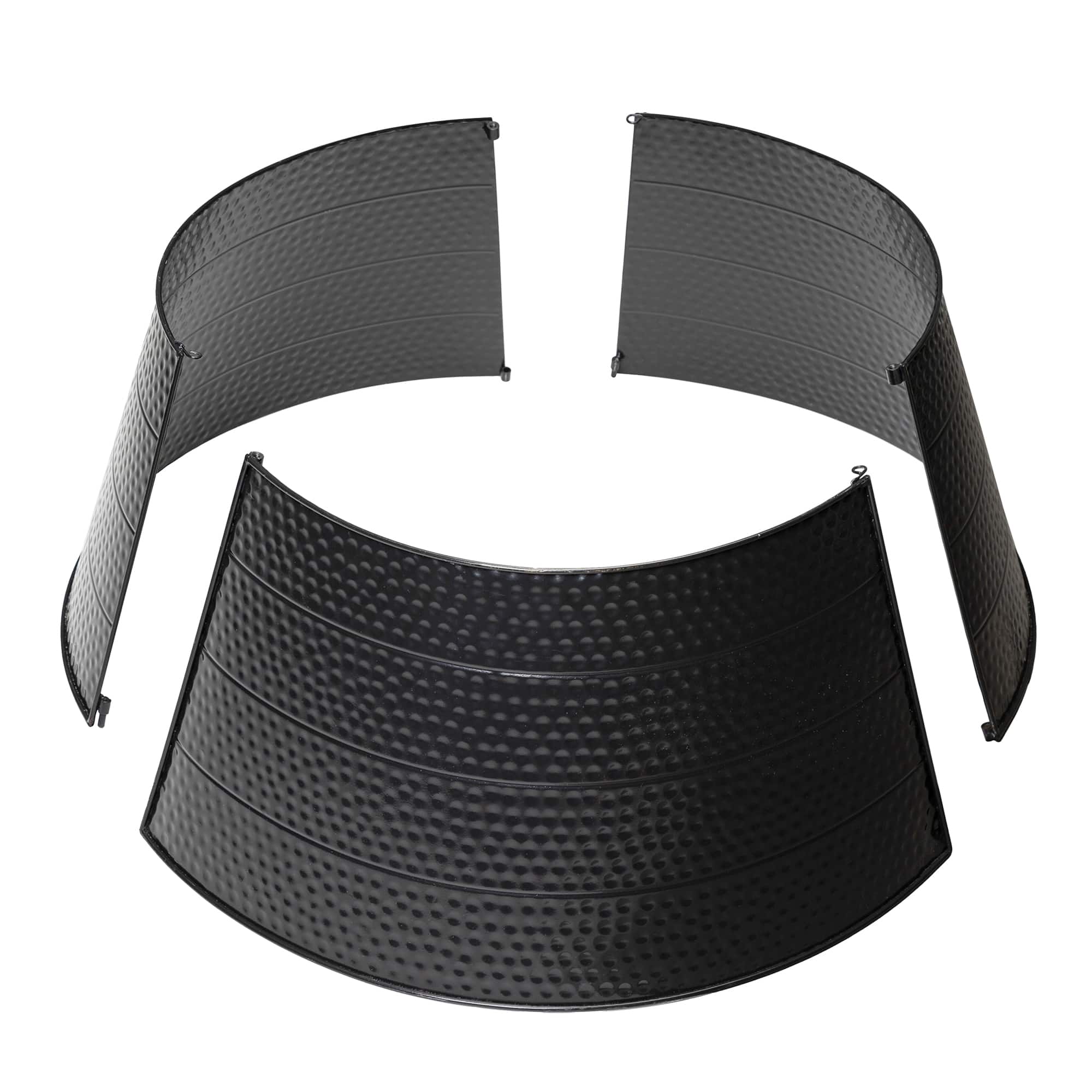 Glitzhome&#xAE; 22&#x22; Hammered Metal Tree Collar