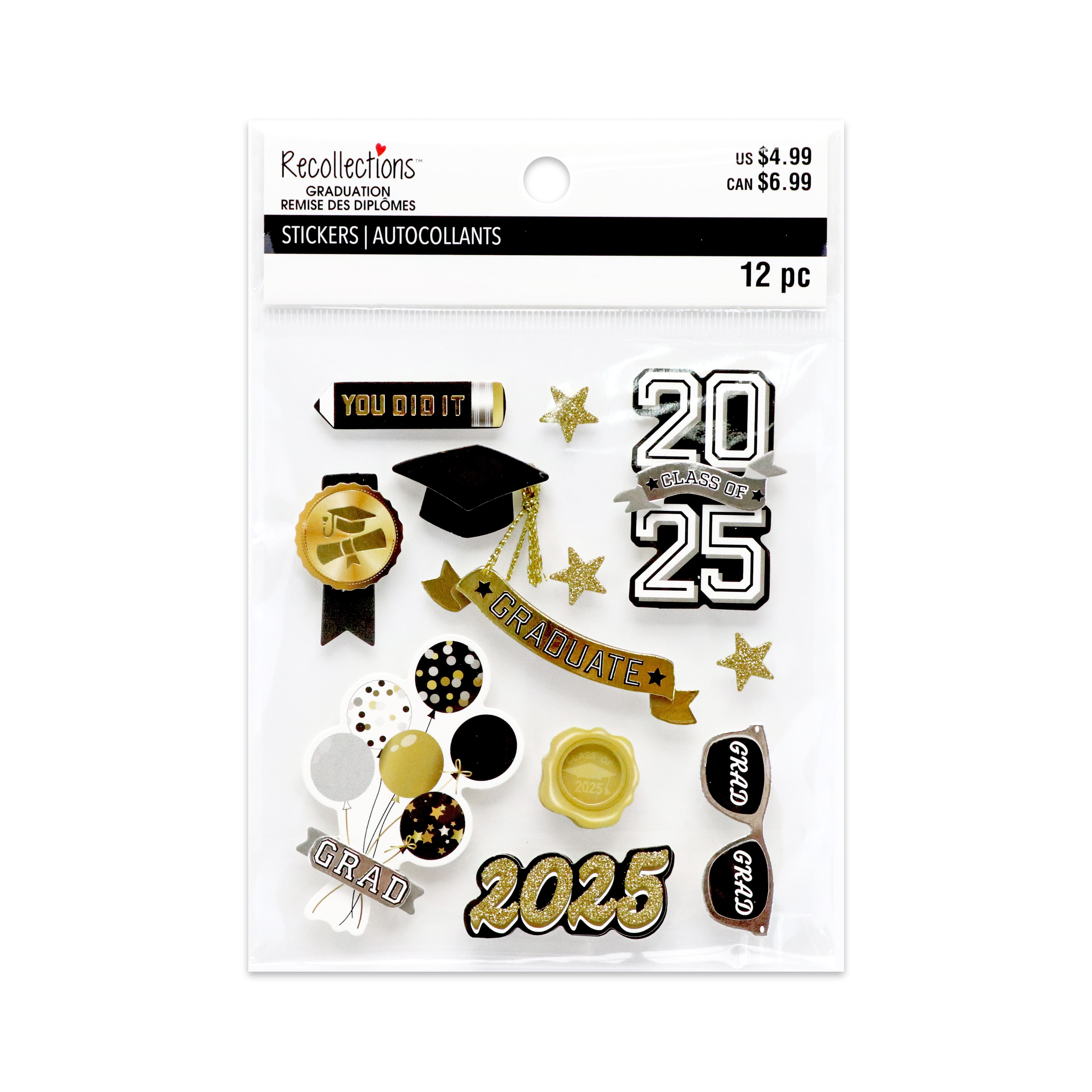 Dimensional Graduation Balloon Stickers by Recollections&#x2122;